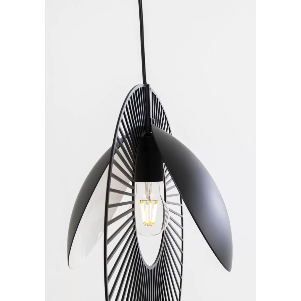 Lampada Sospensione Moderna KARE Design - Elegante Design a Filo Nero con Diametro 45cm