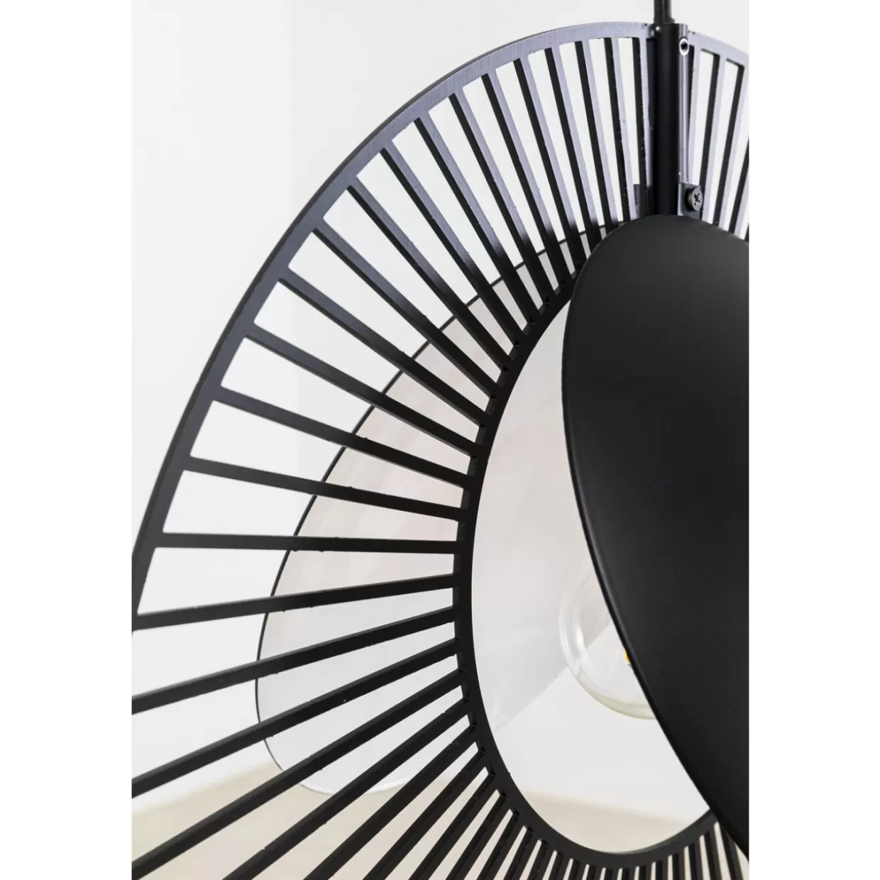 Lampada Sospensione Moderna KARE Design - Elegante Design a Filo Nero con Diametro 45cm