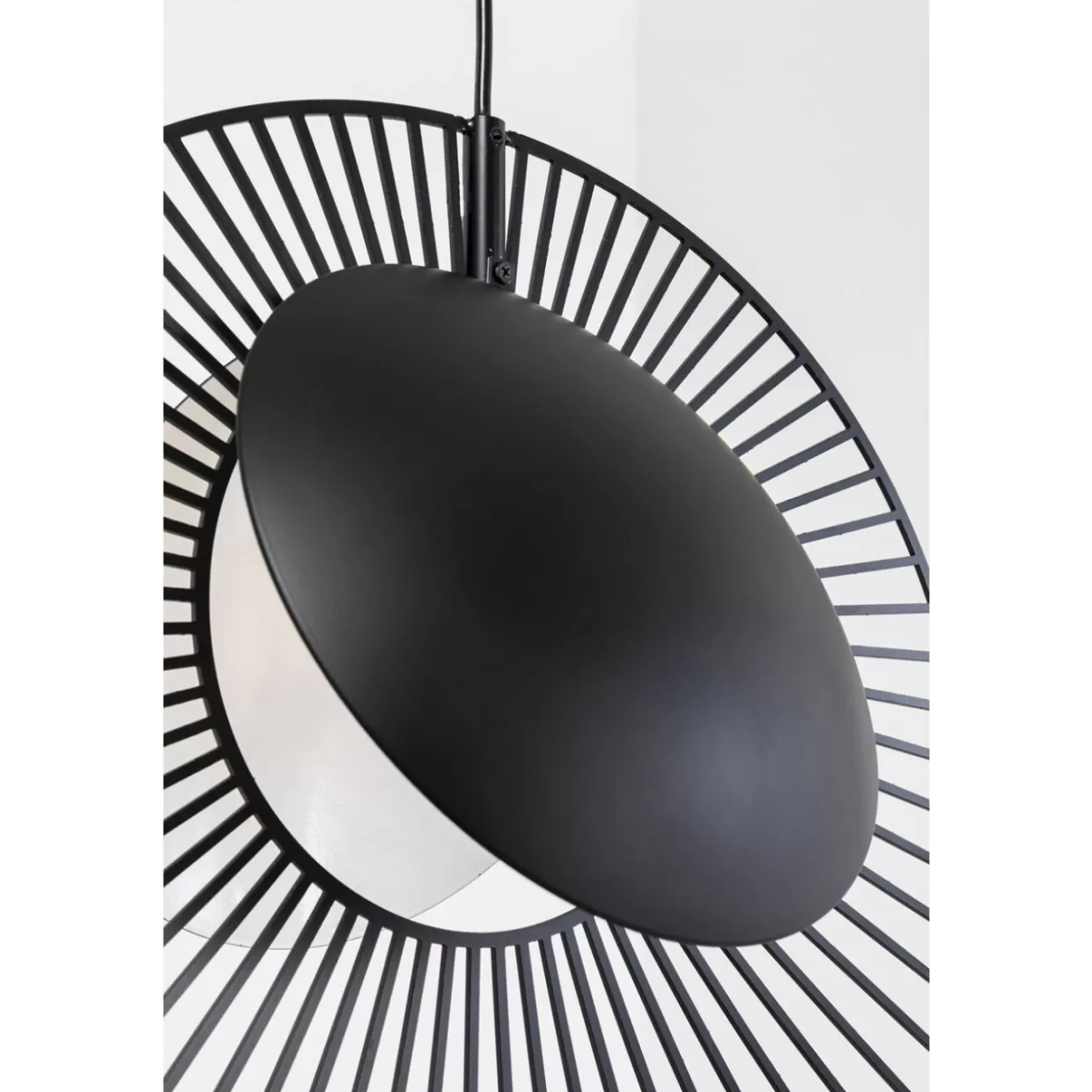 Lampada Sospensione Moderna KARE Design - Elegante Design a Filo Nero con Diametro 45cm