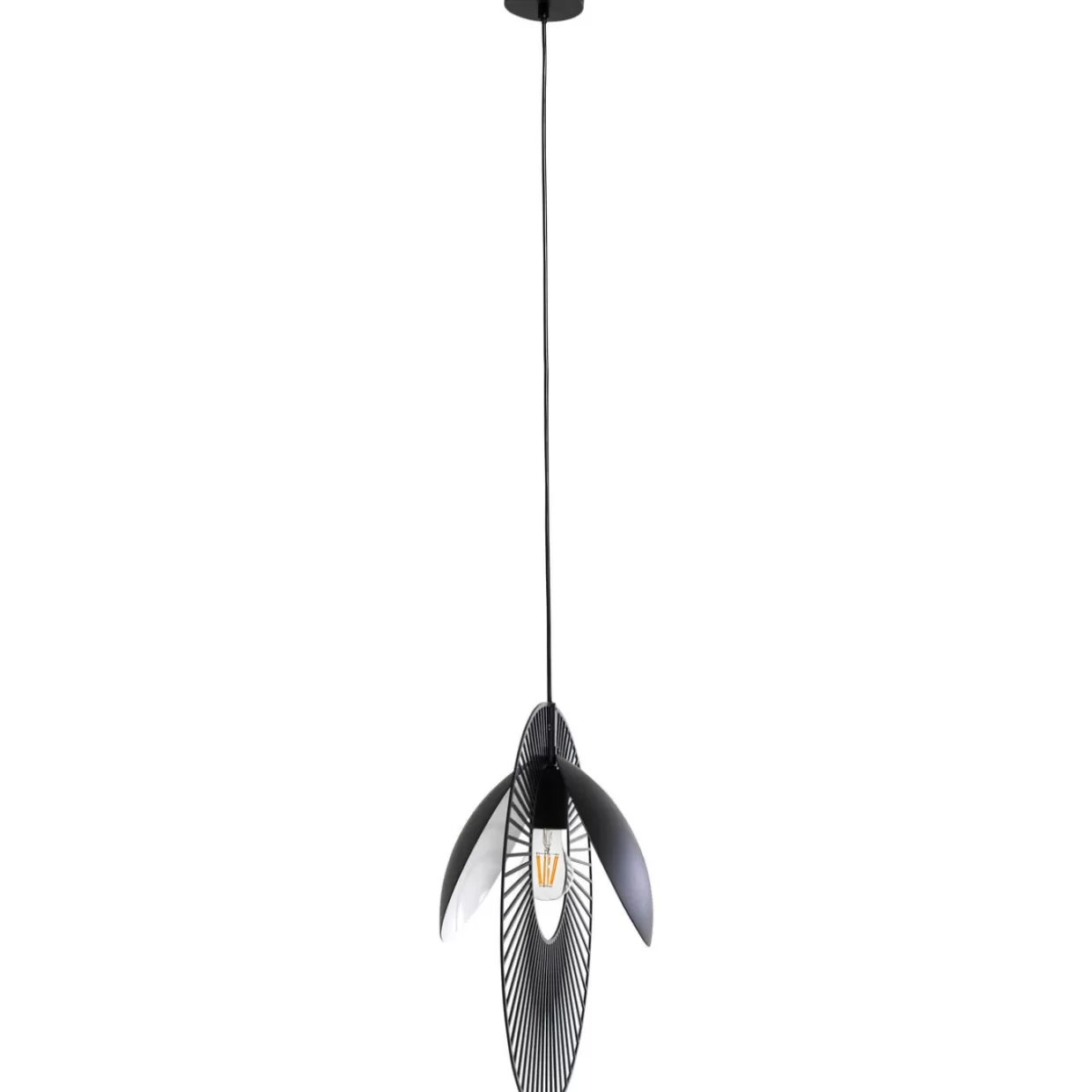 Lampada Sospensione Moderna KARE Design - Elegante Design a Filo Nero con Diametro 45cm