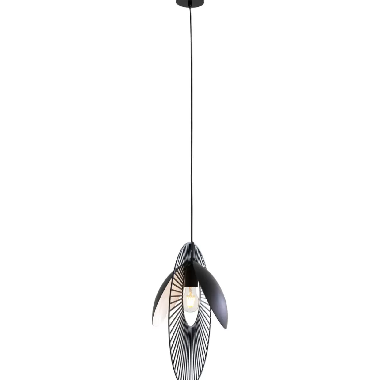 Lampada Sospensione Moderna KARE Design - Elegante Design a Filo Nero con Diametro 45cm