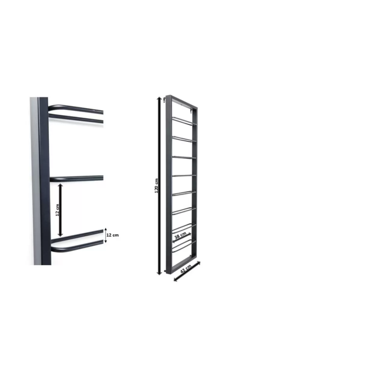 Porta-vini sospeso Bistrot KARE Design - Scaffale moderno 120 cm per arredamento creativo