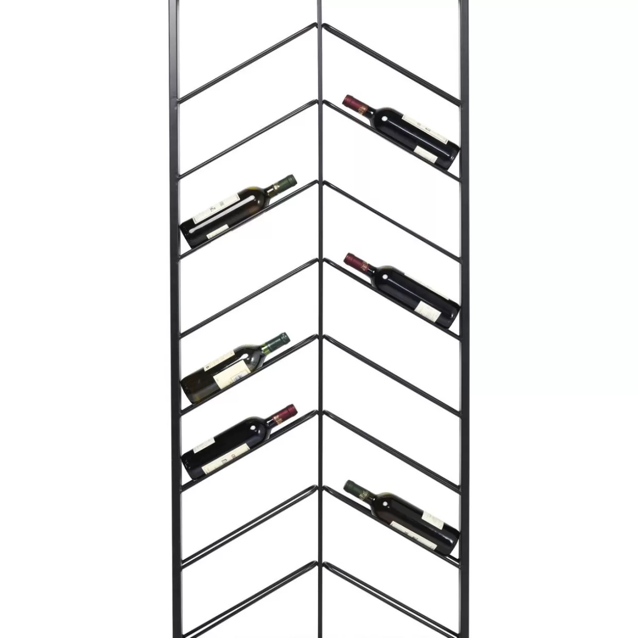 Scaffale portabottiglie stile Bistro a doppia mensola - Design funzionale 160 cm per esposizione elegante (KARE Collection)