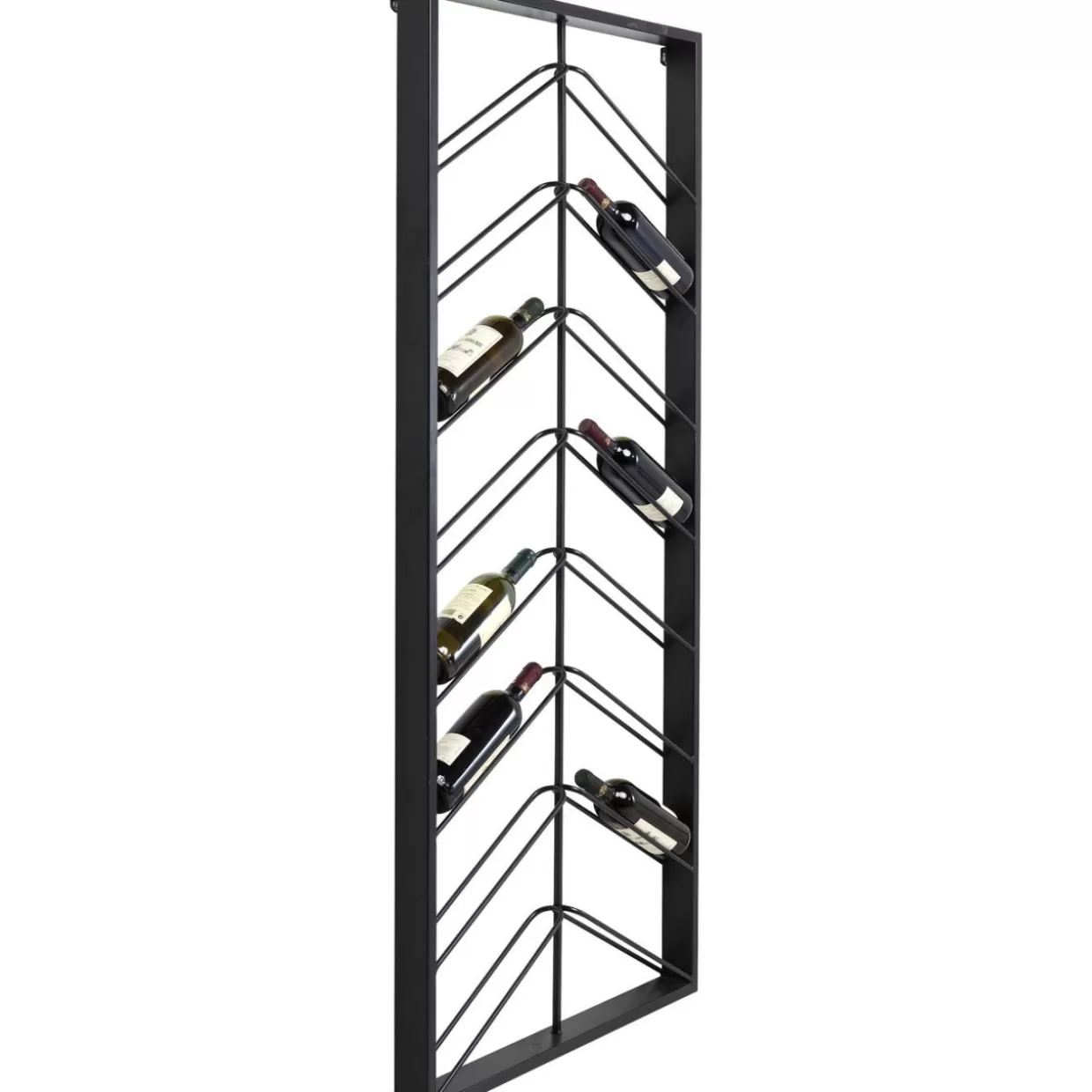 Scaffale portabottiglie stile Bistro a doppia mensola - Design funzionale 160 cm per esposizione elegante (KARE Collection)