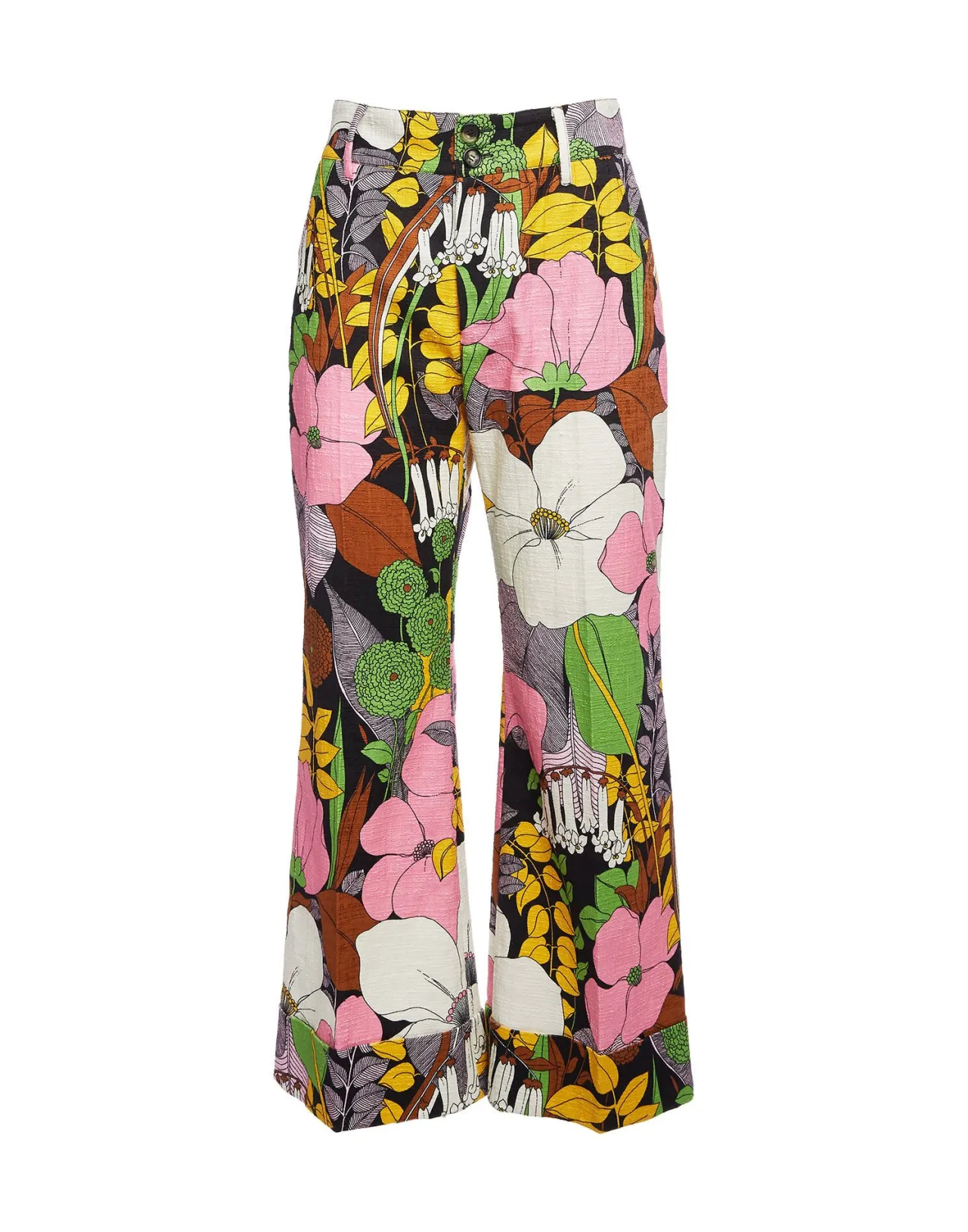 Pantaloni iconici Hendrix di La DoubleJ - Stampa floreale XXL in cotone pregiato (Ultimi pezzi disponibili)