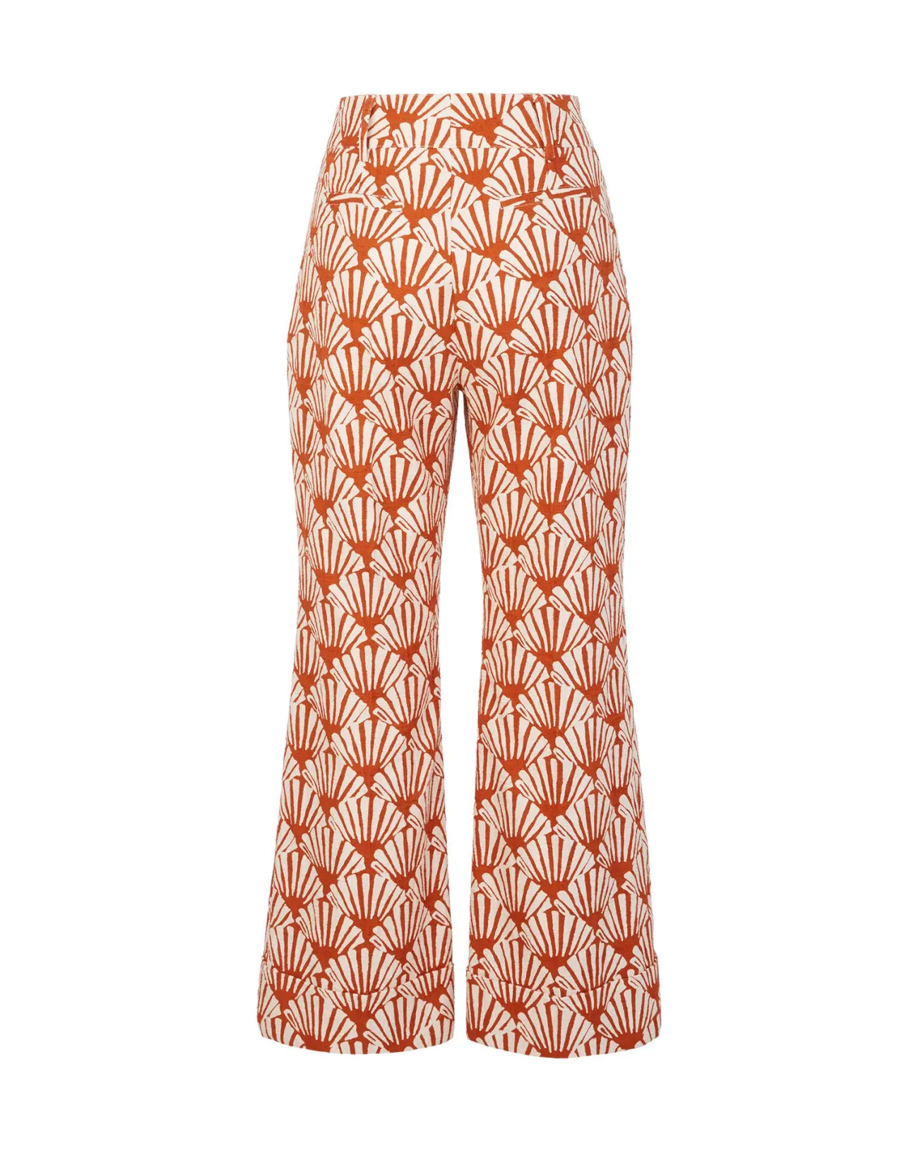 Hendrix Pantalone Elegante in Cotone Shot Ventaglio - Stile Unico La DoubleJ con Prezzo Accessibile, Perfette per Ogni Occasione
