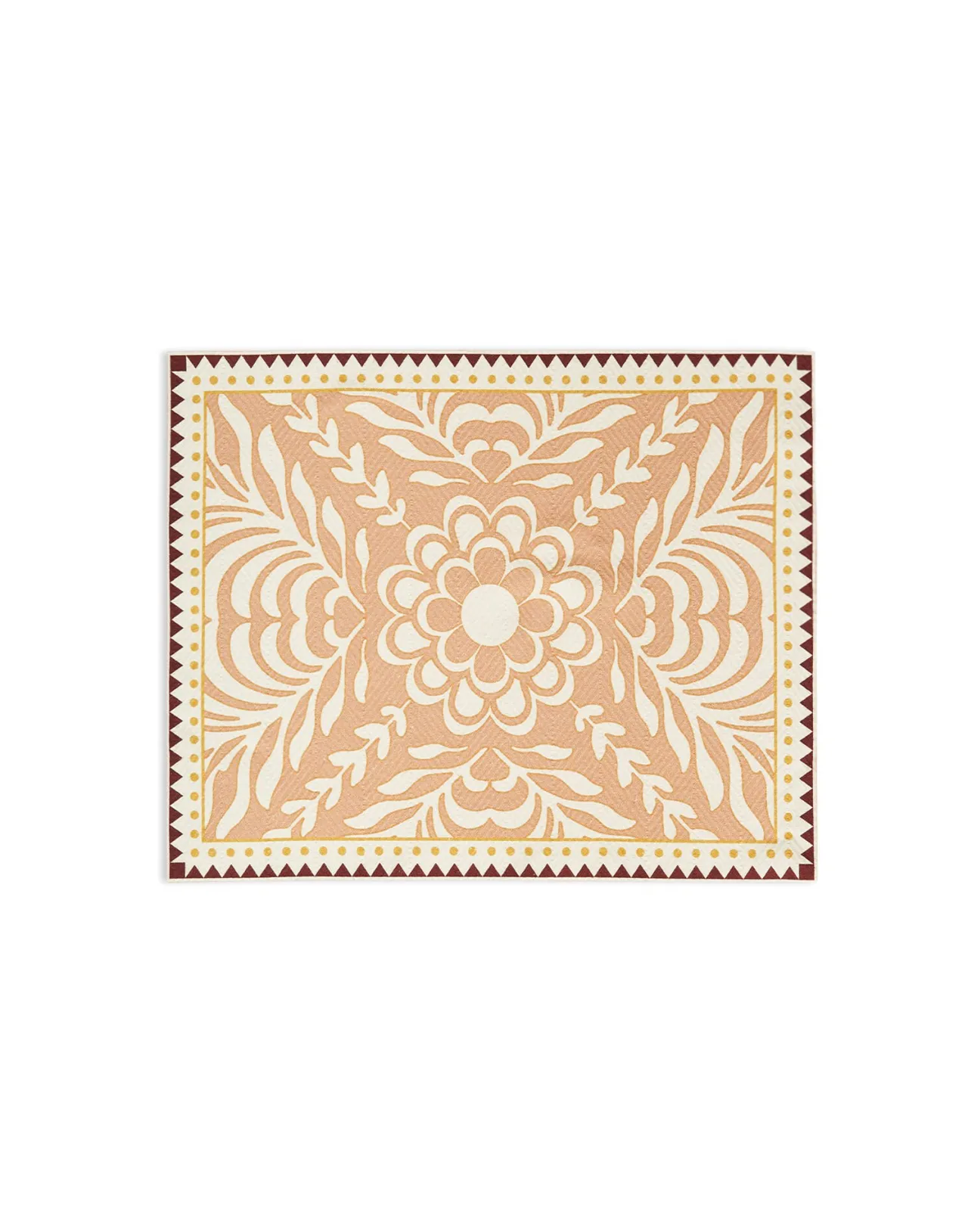 Tovagliette Eleganti La DoubleJ in Cotone – Set da 2 con Motivo Chevron Rosa Tudor, Prezzo Accessibile