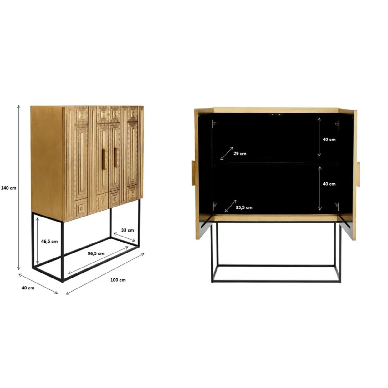 KARE Design: Comò e Credenze Funzionali con Alta Morrocchina - Arredi con Stile Esotico per la Casa