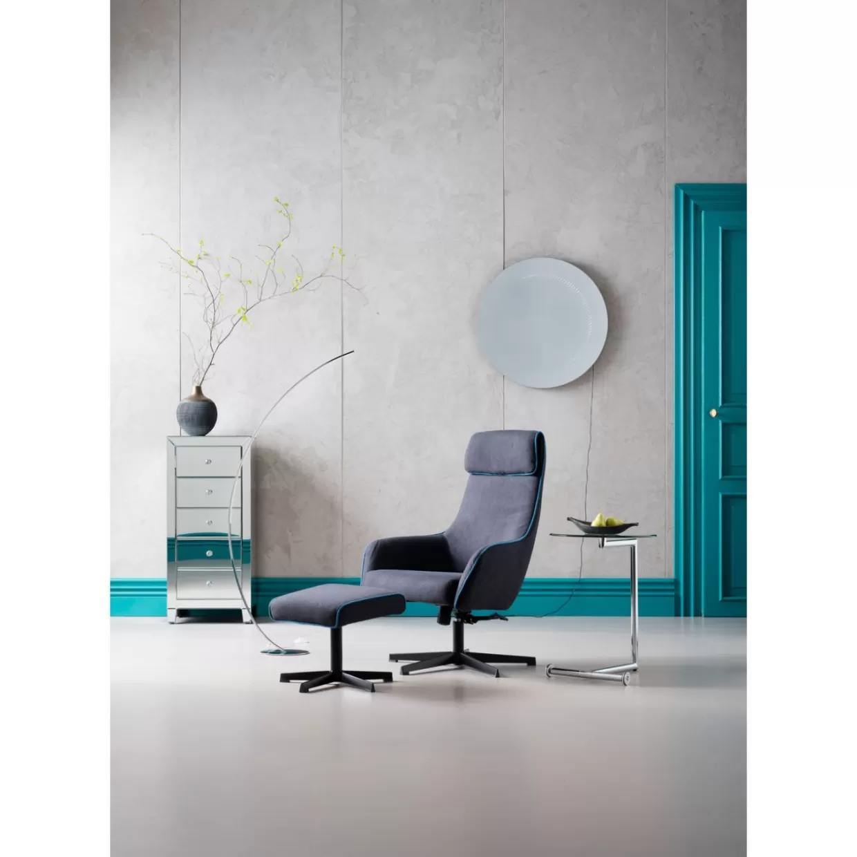 Comò eleganti e mobili soggiorno di design | Alta comò lusso con 5 cassetti - Collezione esclusiva KARE