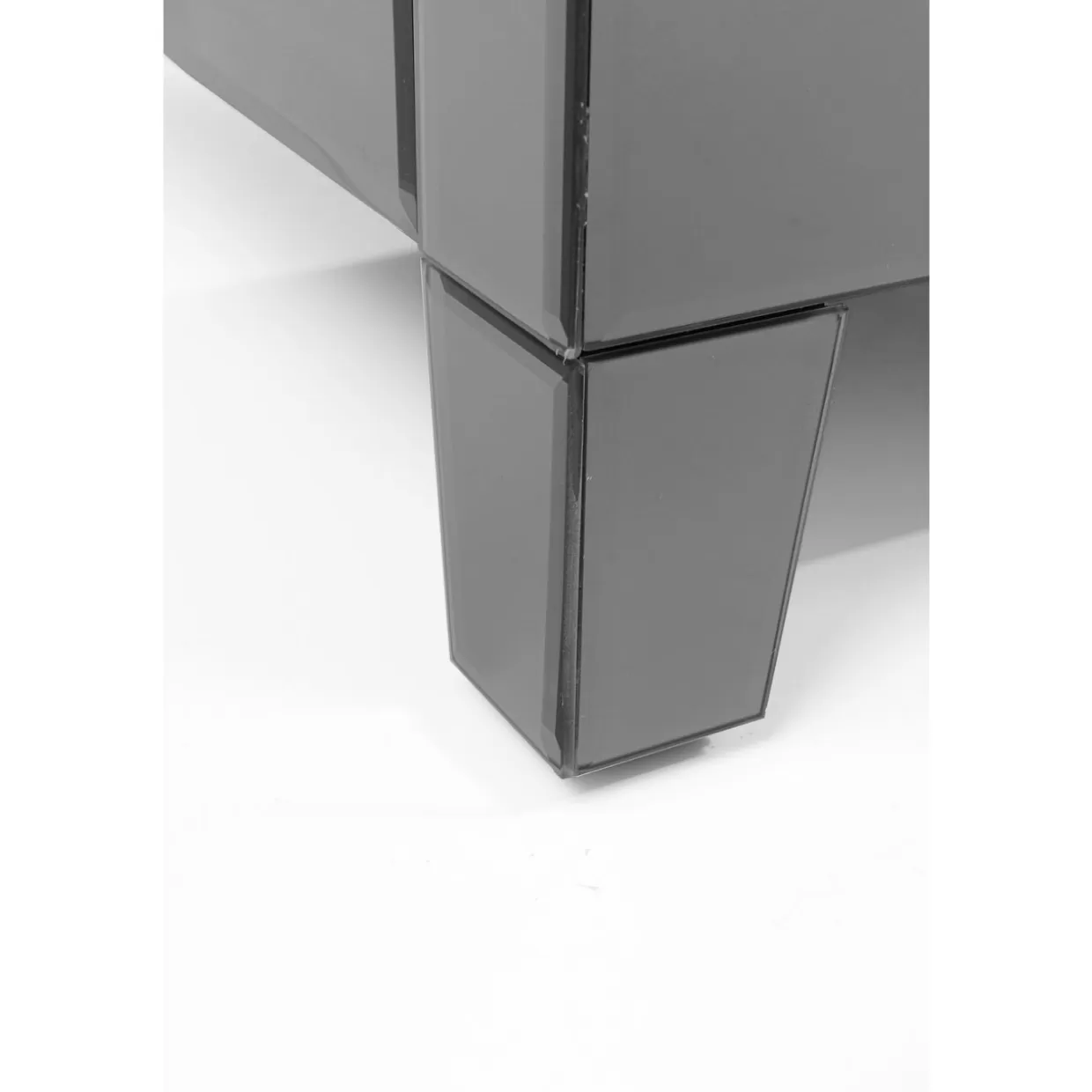 KARE Design - Credenza Alta con 5 Cassetti | Mobile Contenitore Moderno con Sistema di Apertura Soft-Touch, Grigio Antracite 

（：，
