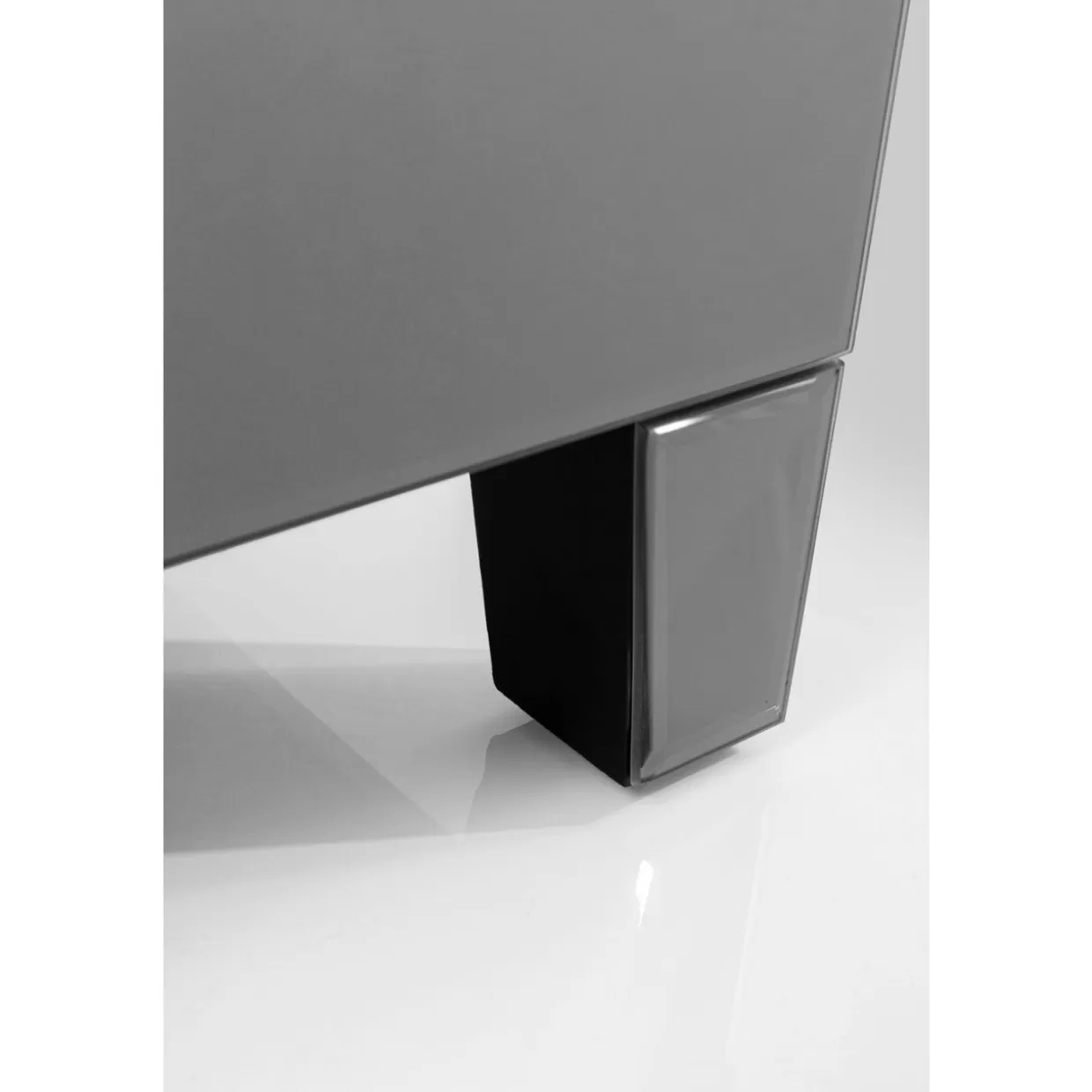 KARE Design - Credenza Alta con 5 Cassetti | Mobile Contenitore Moderno con Sistema di Apertura Soft-Touch, Grigio Antracite 

（：，