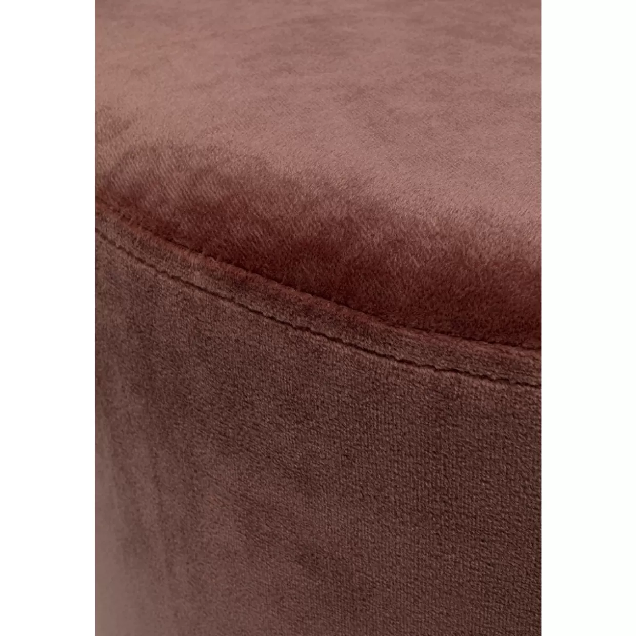 Elegante Panchina e Sgabello KARE Design in Ciliegio Rosa con Rifiniture Ottone - Altezza 45 cm