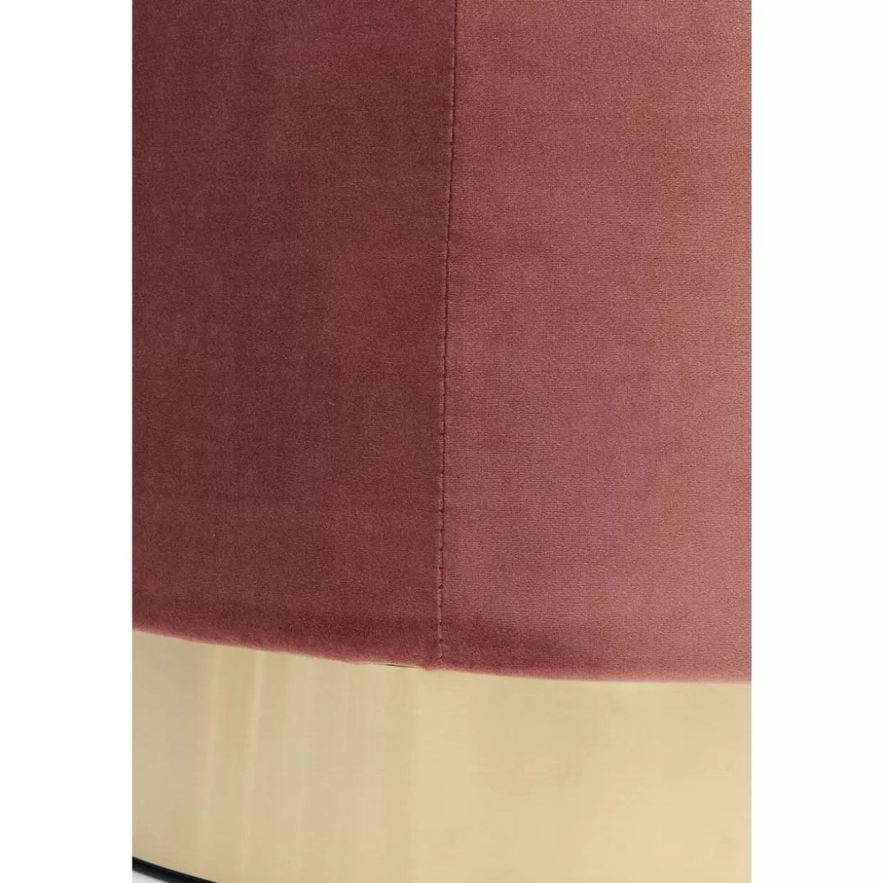 KARE Design Originale - Panche e Sgabelli Eleganti in Ottone Rosato Ciliegia, Diametro 55cm per Interni
