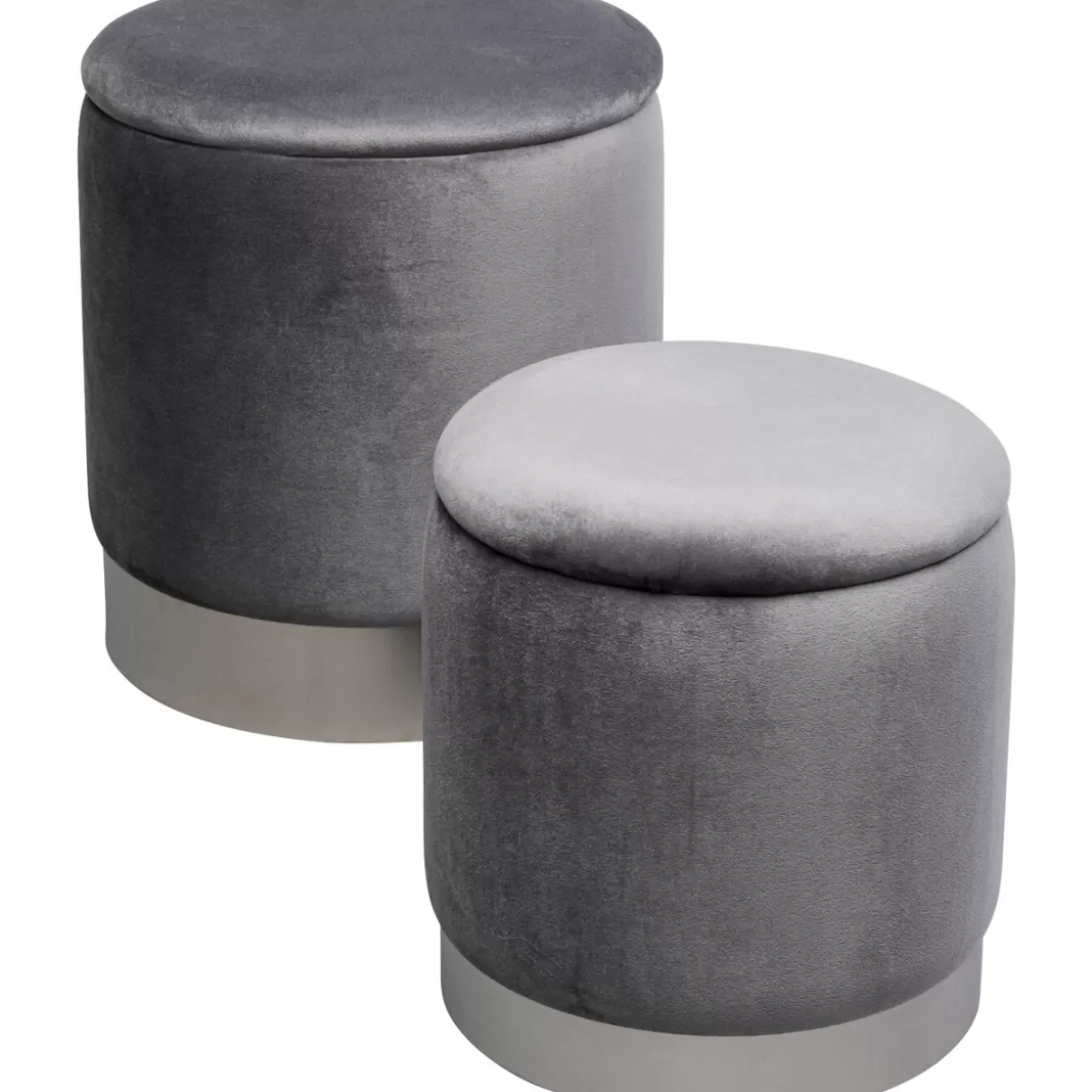 Due Panche Moderne con Contenitore - Design Funzionale in Tonalità Grigio Argentato (Set Completo)

Alternativa più naturale:
Comodi sgabelli portaoggetti KARE Design - Set da 2 pezzi in nuance ciliegio e argento fumé