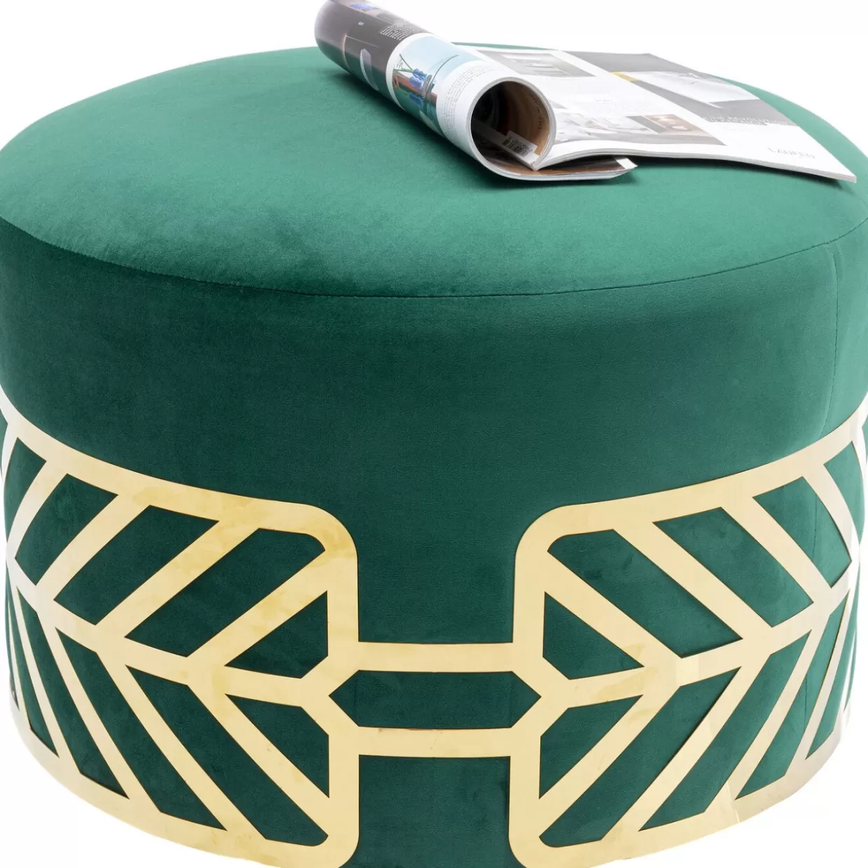Panche e sgabelli Jenna di KARE Design in tonalità verde - 61 cm di altezza, stile moderno per interni ed esterni