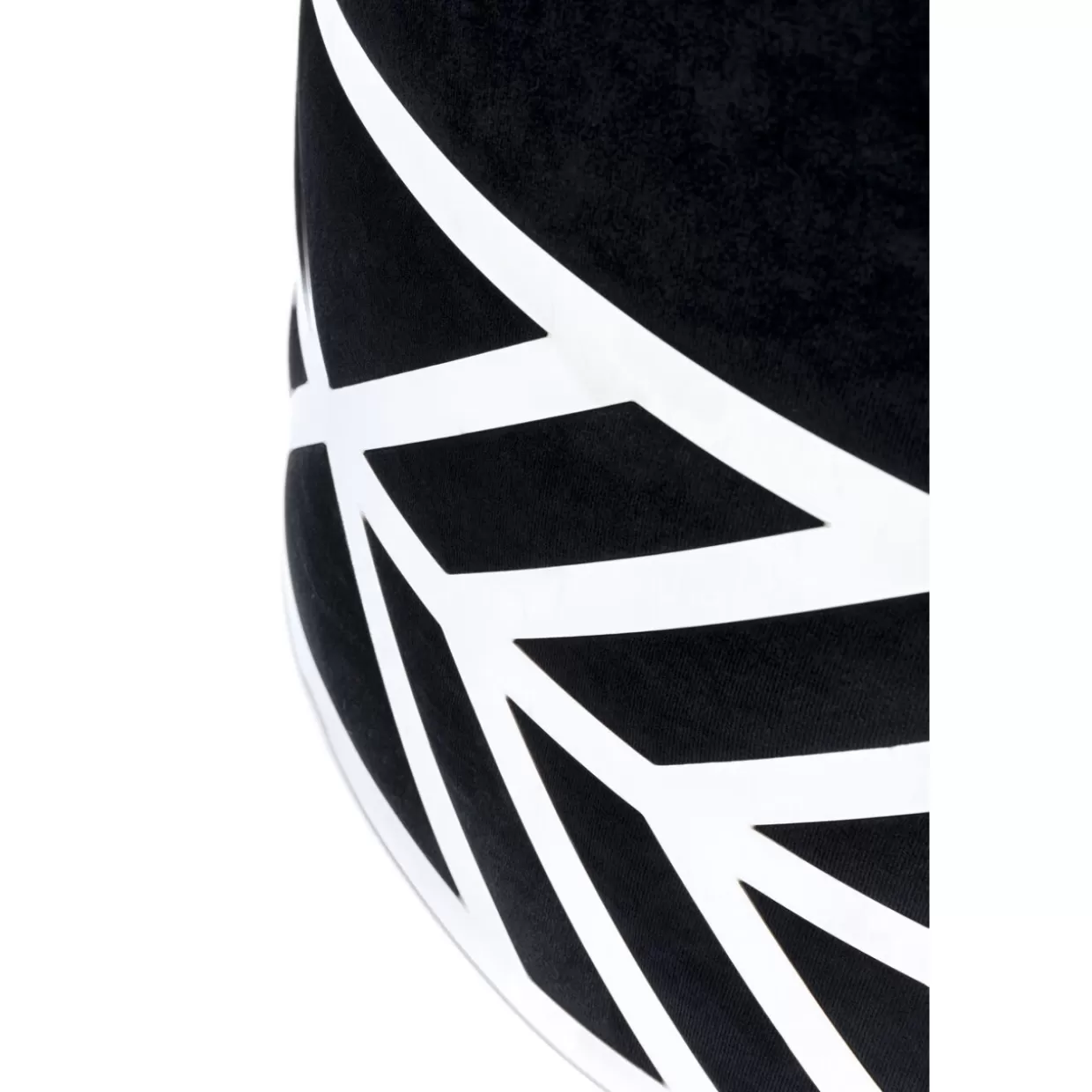 Panche imbottite Jenna con poggiapiedi integrati - Design moderno in tessuto nero O61Cm by KARE 

(：++，