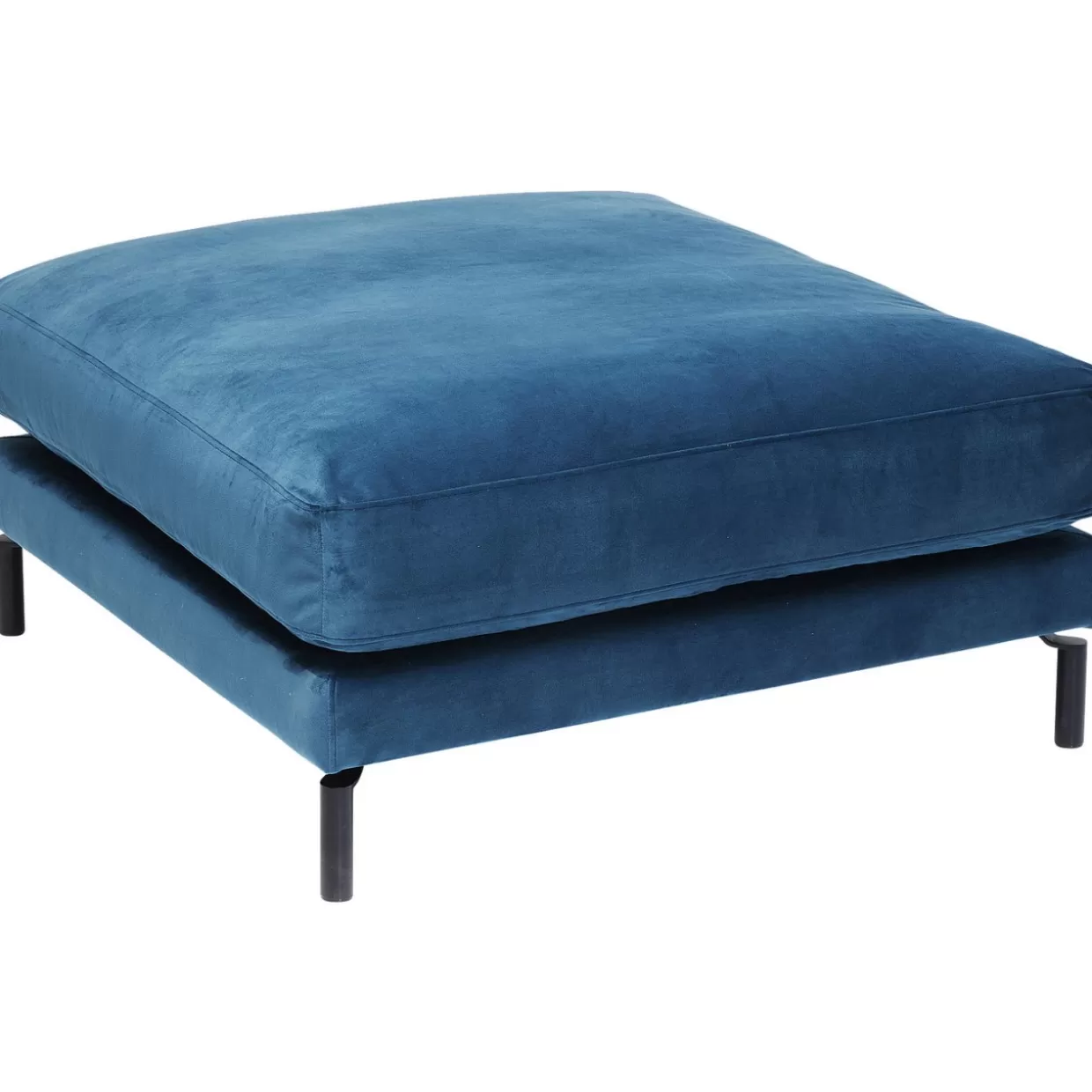 Panche Relax e Pouf Modulari Lullaby - Tessuto Verde Petrolio by KARE Design
