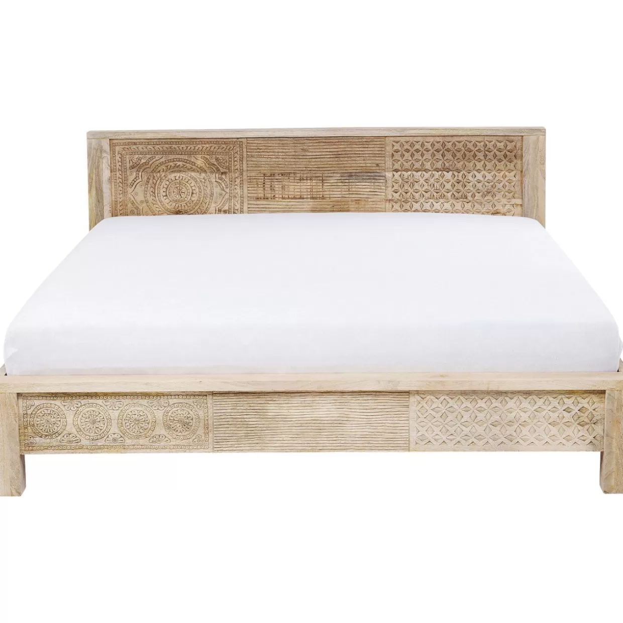 Letto Puro in Legno 160x200 cm - Design Essenziale da KARE | Soluzioni Moderne per Camera da Letto