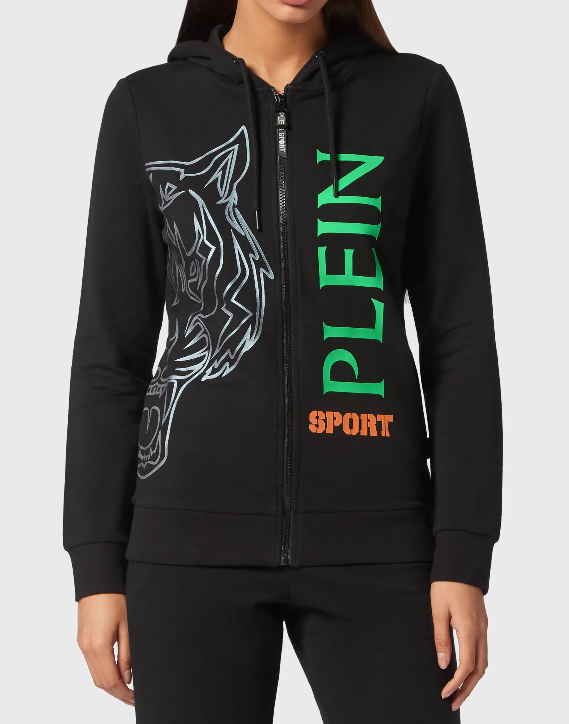 Giacca con Cappuccio Sportiva Donna - Felpa Oversize Casual Plein Sport