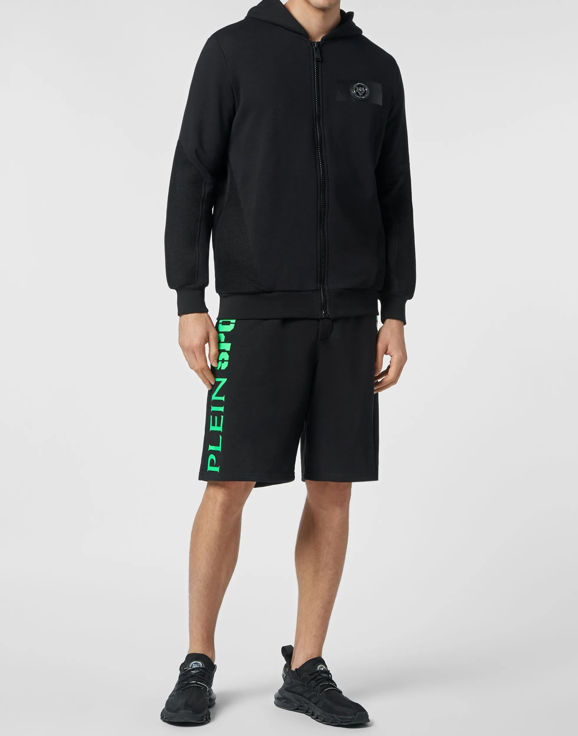 Felpa con Cappuccio Sportiva Uomo - Design Moderno Plein Sport, Comoda per Allenamento e Stile Urbano