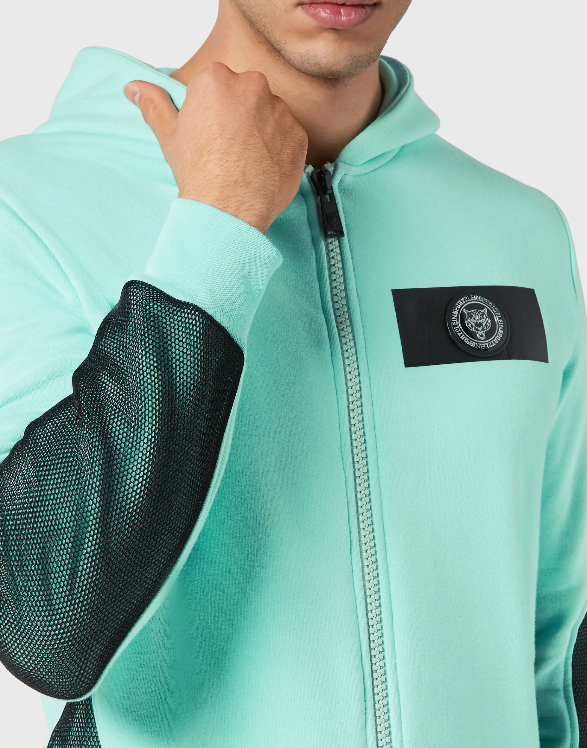 Felpa con Cappuccio Sportiva Plein Sport per Uomo - Giacca a Vento Casual e Comoda