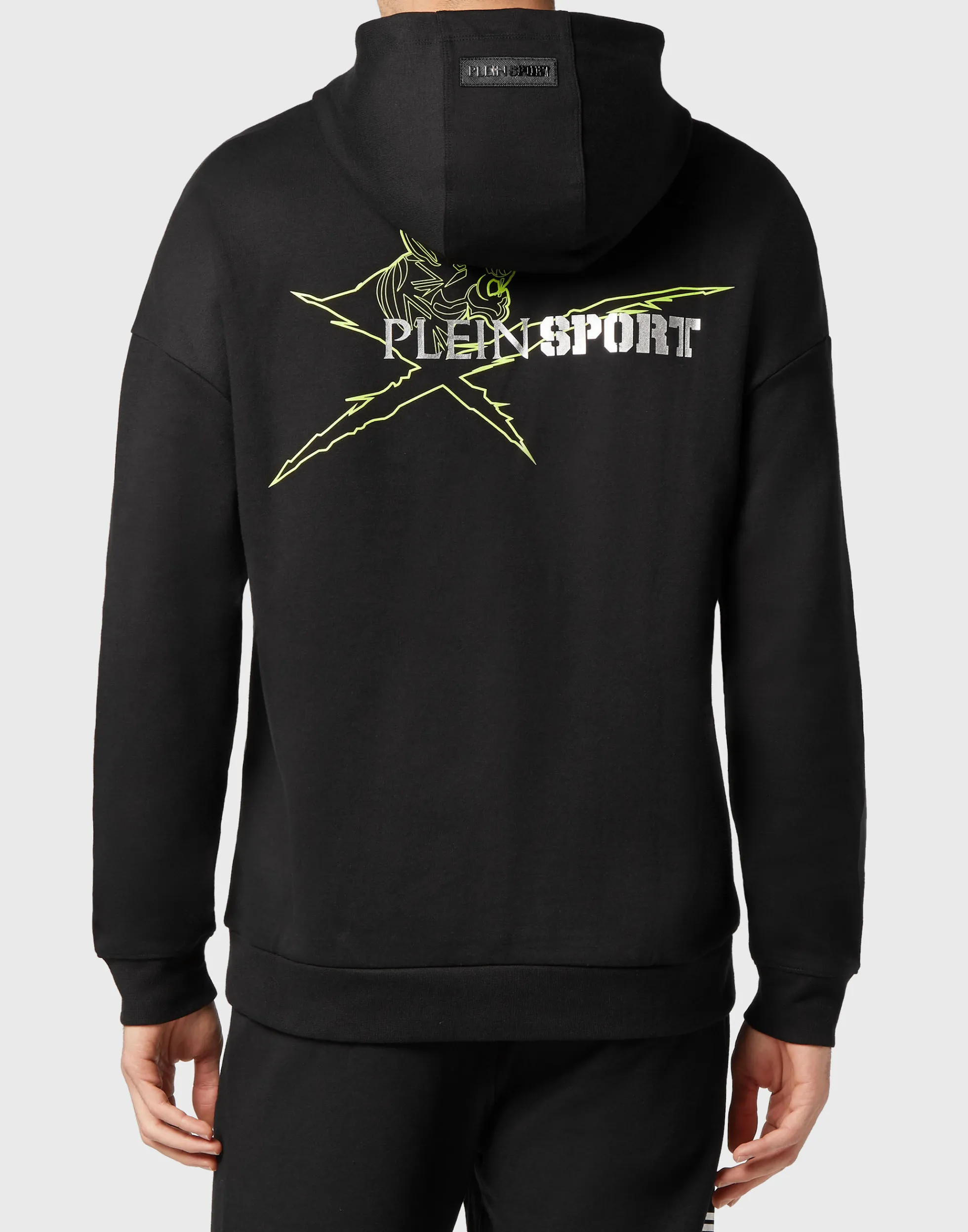 Plein Sport Felpa con Cappuccio Uomo - Stile Urbano, Comoda per Allenamento e Tempo Libero