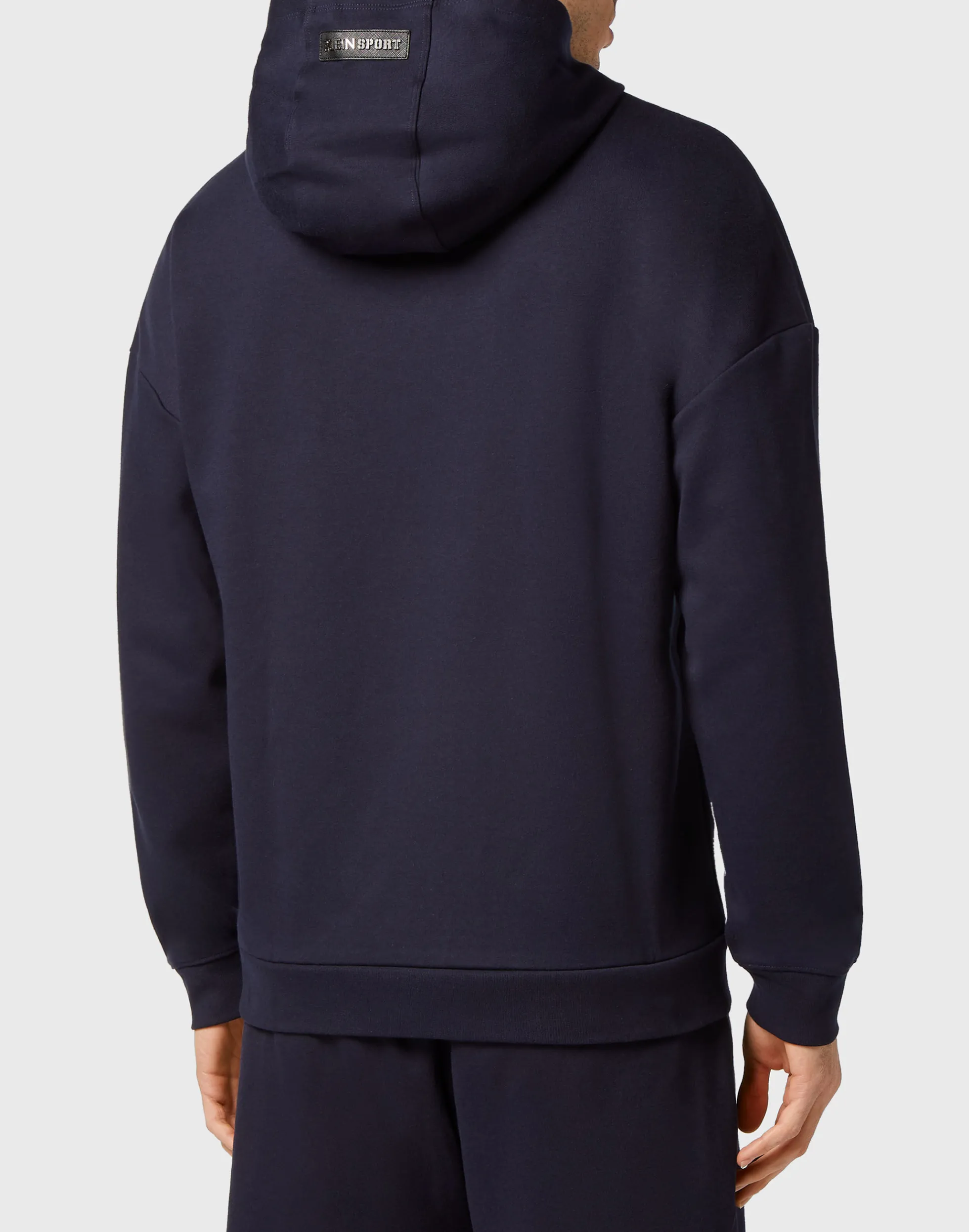Felpa con Cappuccio Uomo Plein Sport - Zip Frontale Design Moderno, Tessuto Traspirante per Allenamento e Stile Quotidiano