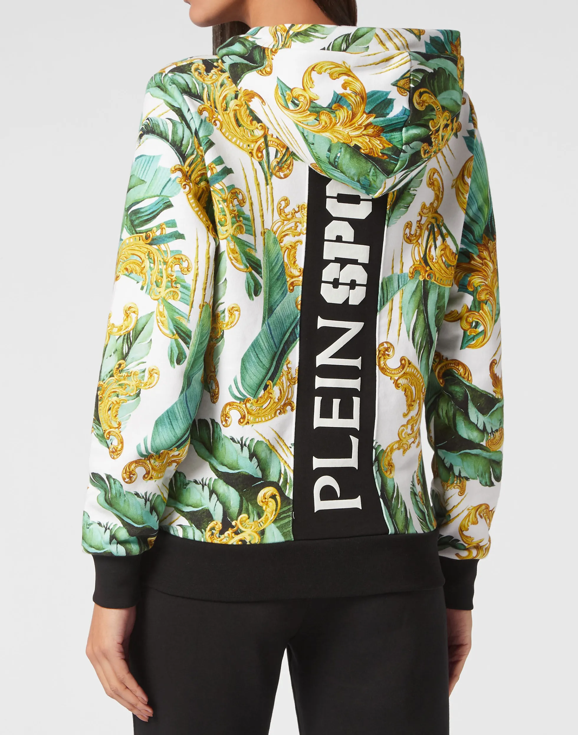 Plein Sport - Felpa con Cappuccio Donna, Confortevole per Stile Casual e Attività All'aperto