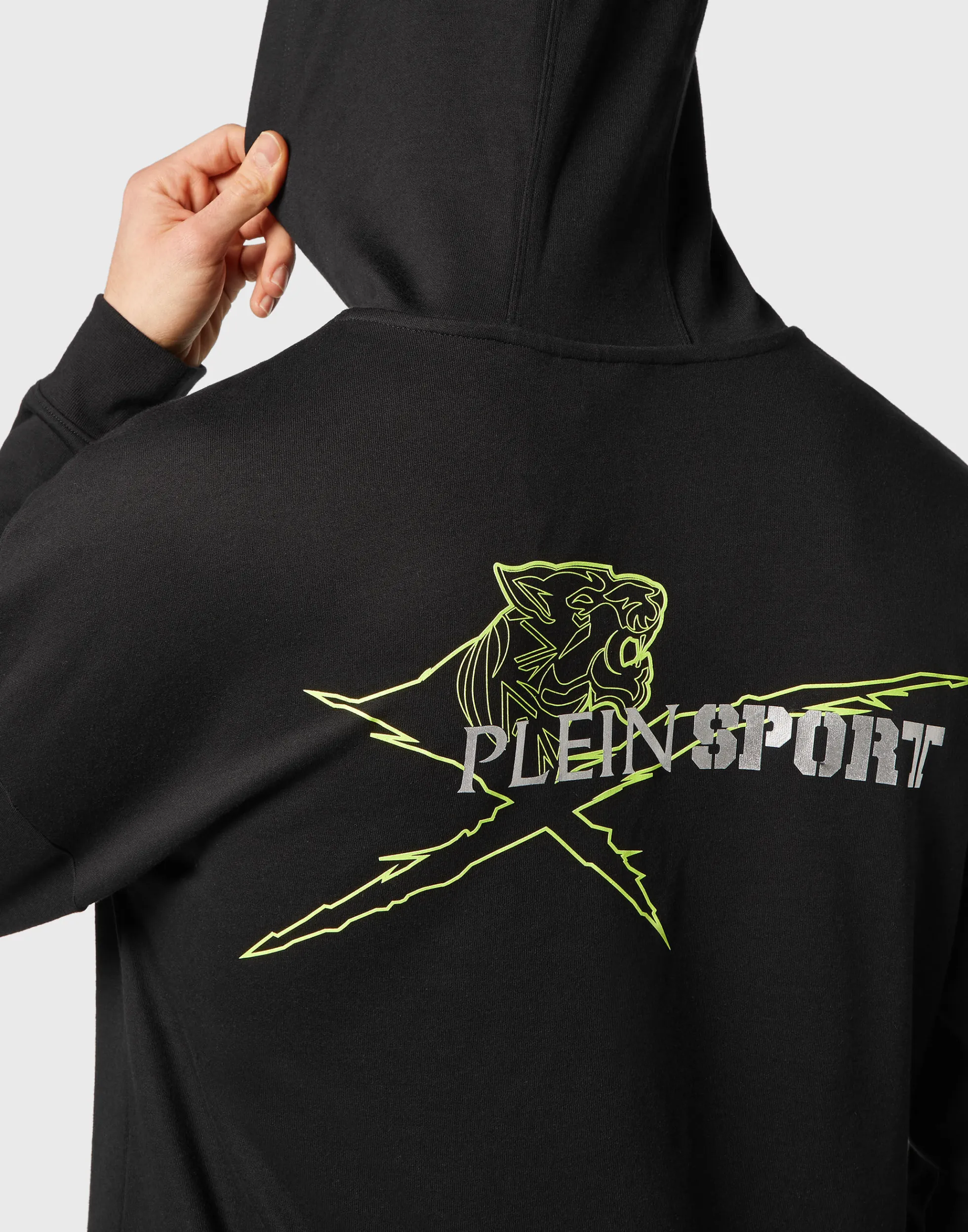 Plein Sport Felpa con Cappuccio Uomo - Stile Urbano, Comoda per Allenamento e Tempo Libero