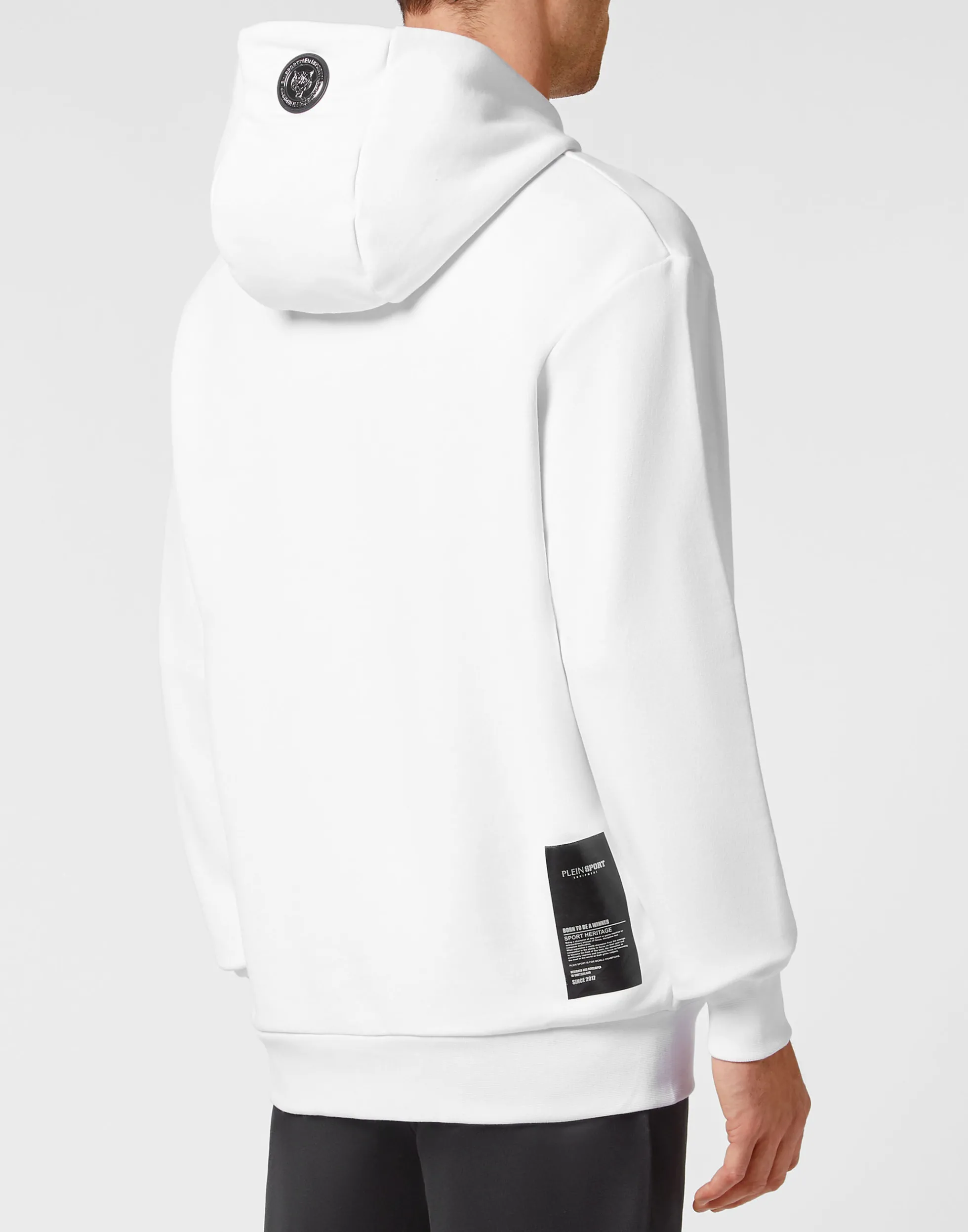 Plein Sport Uomo - Felpa con Cappuccio Design Moderno, Grafica Accattivante per Stile Casual e Sportivo 

（：，，，。