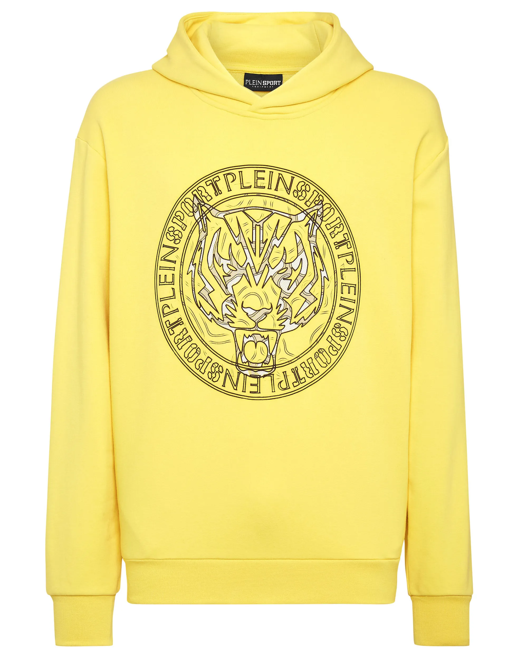 Felpa con Cappuccio Essential Uomo - Stampa Tigre Bold, Design Casuale Plenitude Sport