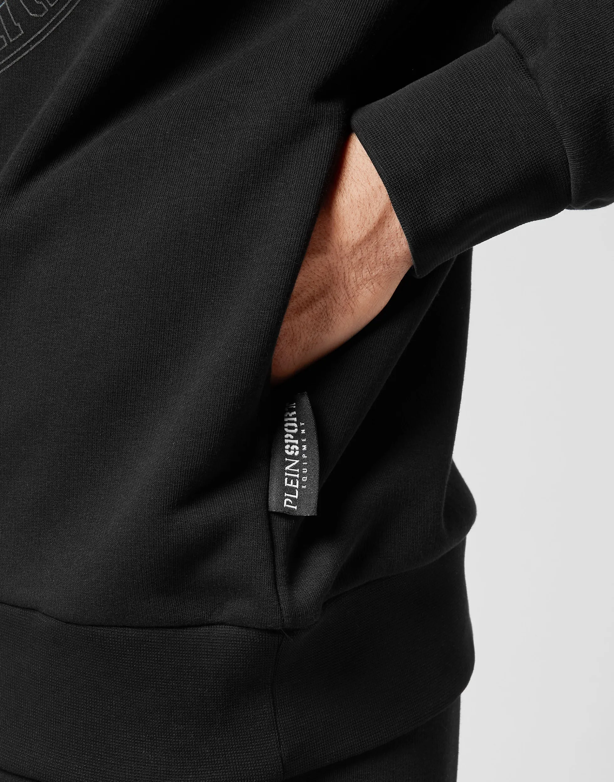 Felpa con Cappuccio Sportiva Uomo - Stampa Tigre Moderna | Collezione Plein Sport Essenziale