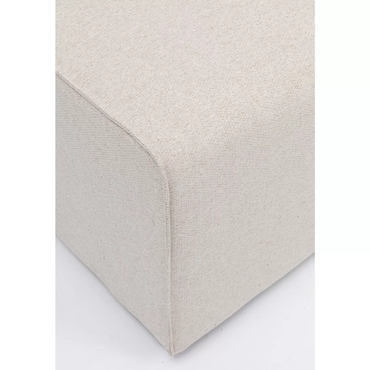 KARE Design - Divano Infinity 2 Posti 100 cm con Rivestimento Creme, Elementi Modulari e Confort Moderno