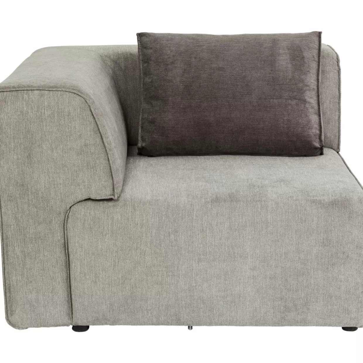 Divano Angolare Modulare Infinity 100 Elementi Grigio - Configurazione Lato Sinistro by KARE Design