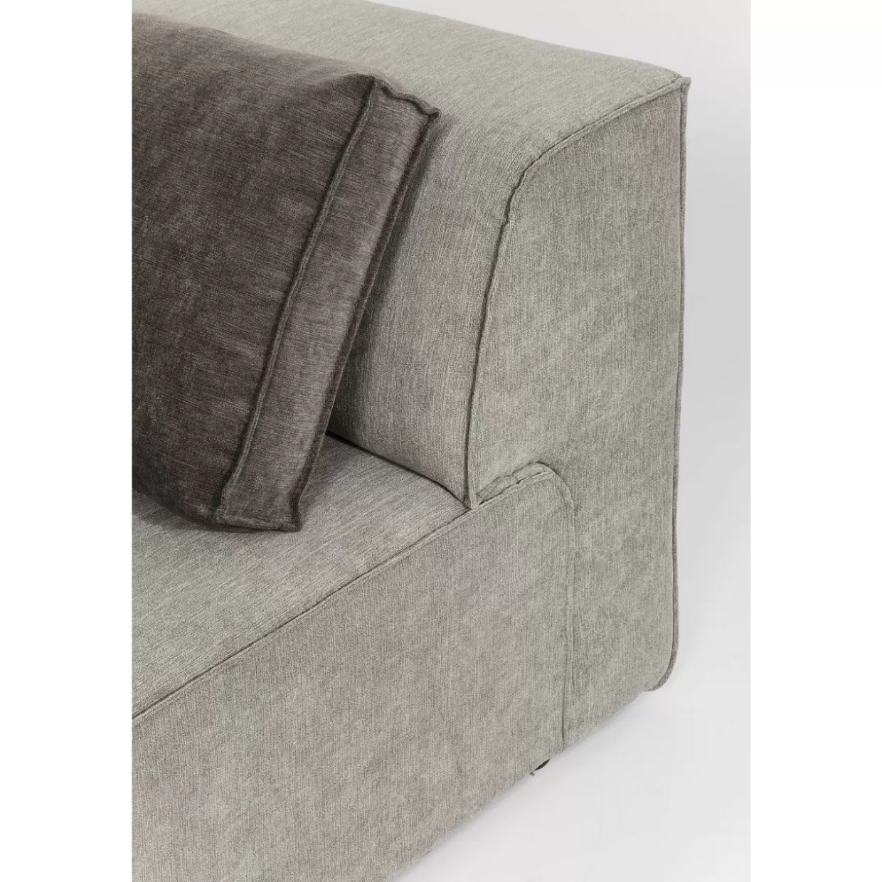 Divano Angolare Modulare Infinity 100 Elementi Grigio - Configurazione Lato Sinistro by KARE Design