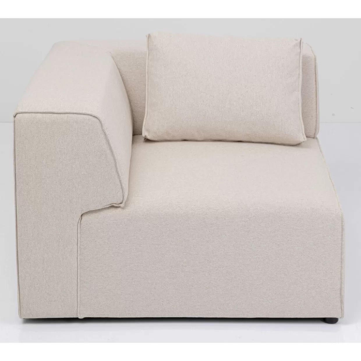 Angolo Relax Moderno - Divano Sinistro Infinity Elements 100 cm in Crema | Design Accattivante by KARE
