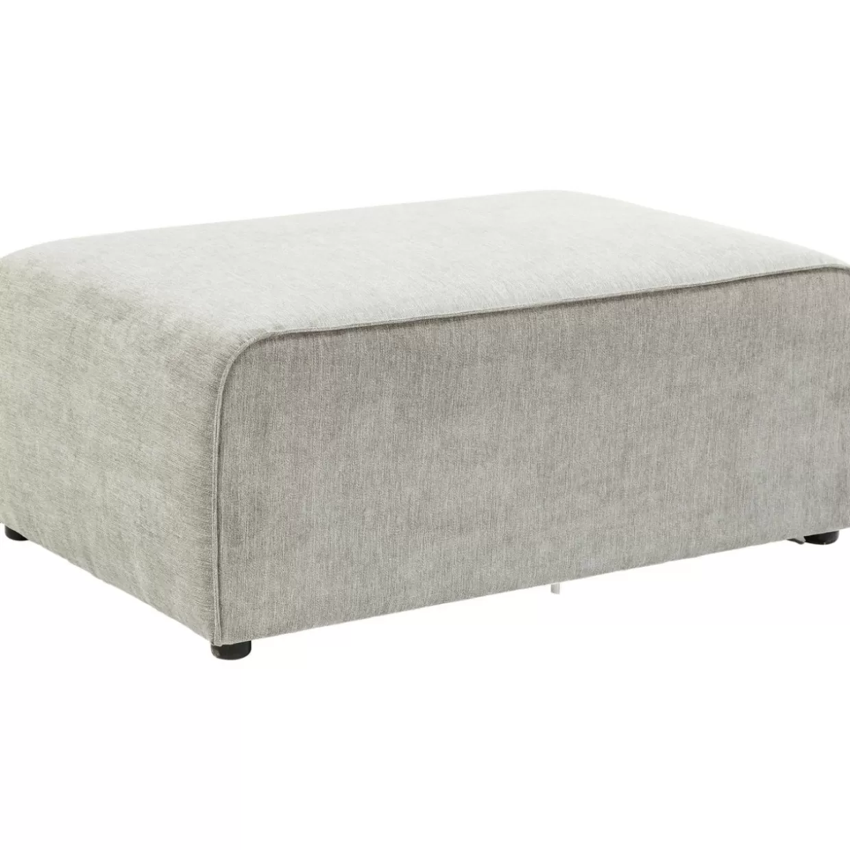 KARE Design Panche Modulari con Pouf Infinity 50 Elementi - Grigio Antracite per Interni Moderni