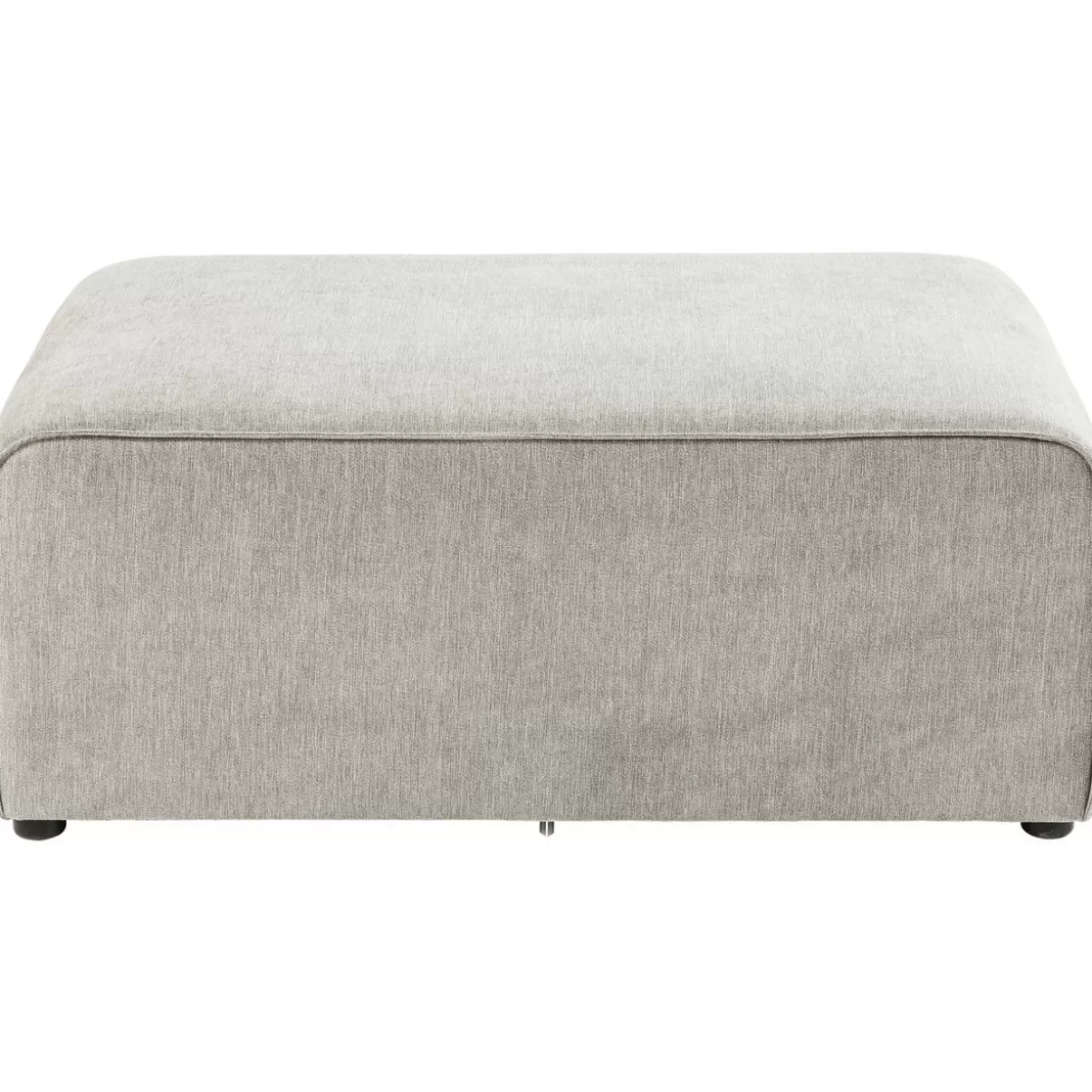 KARE Design Panche Modulari con Pouf Infinity 50 Elementi - Grigio Antracite per Interni Moderni