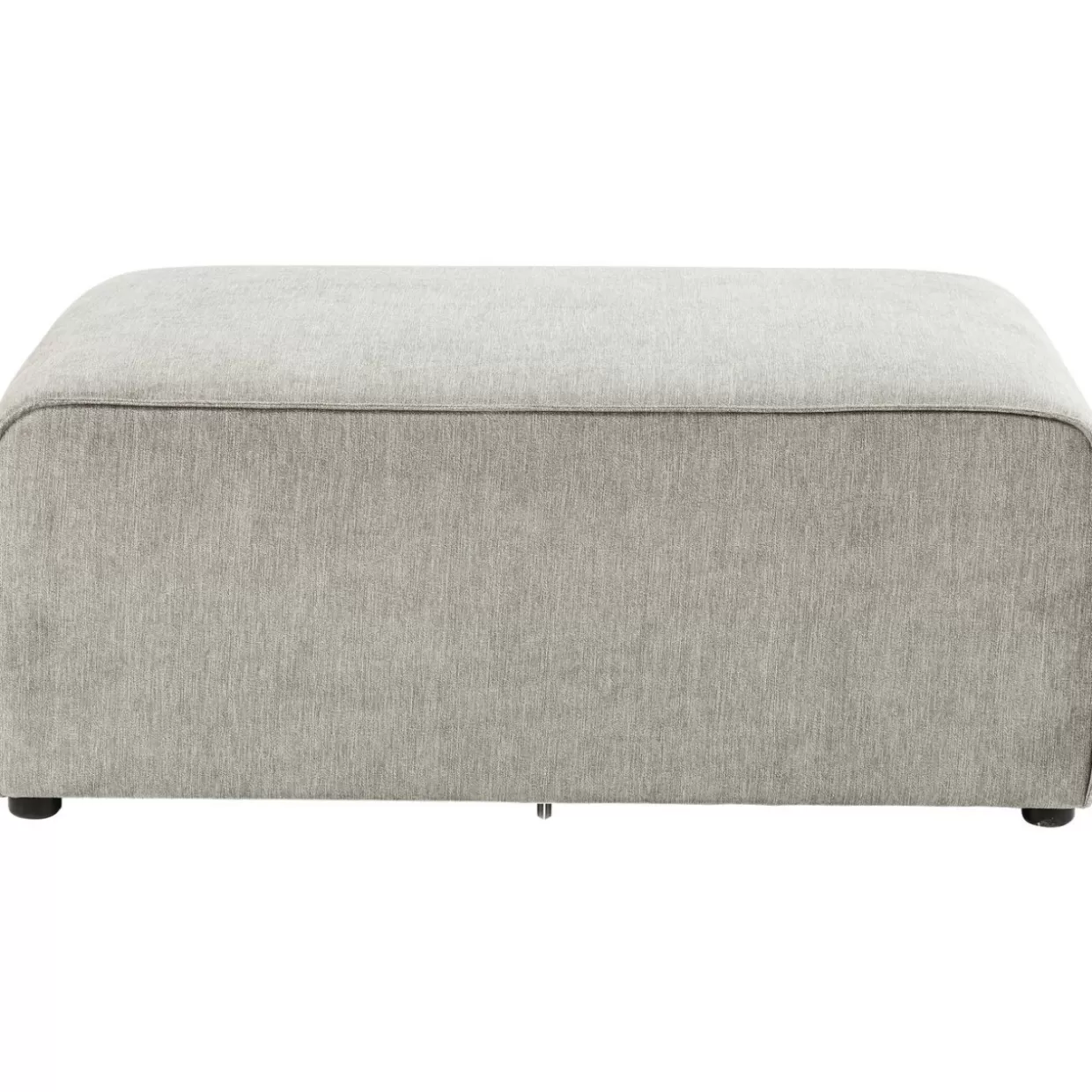 KARE Design Panche Modulari con Pouf Infinity 50 Elementi - Grigio Antracite per Interni Moderni