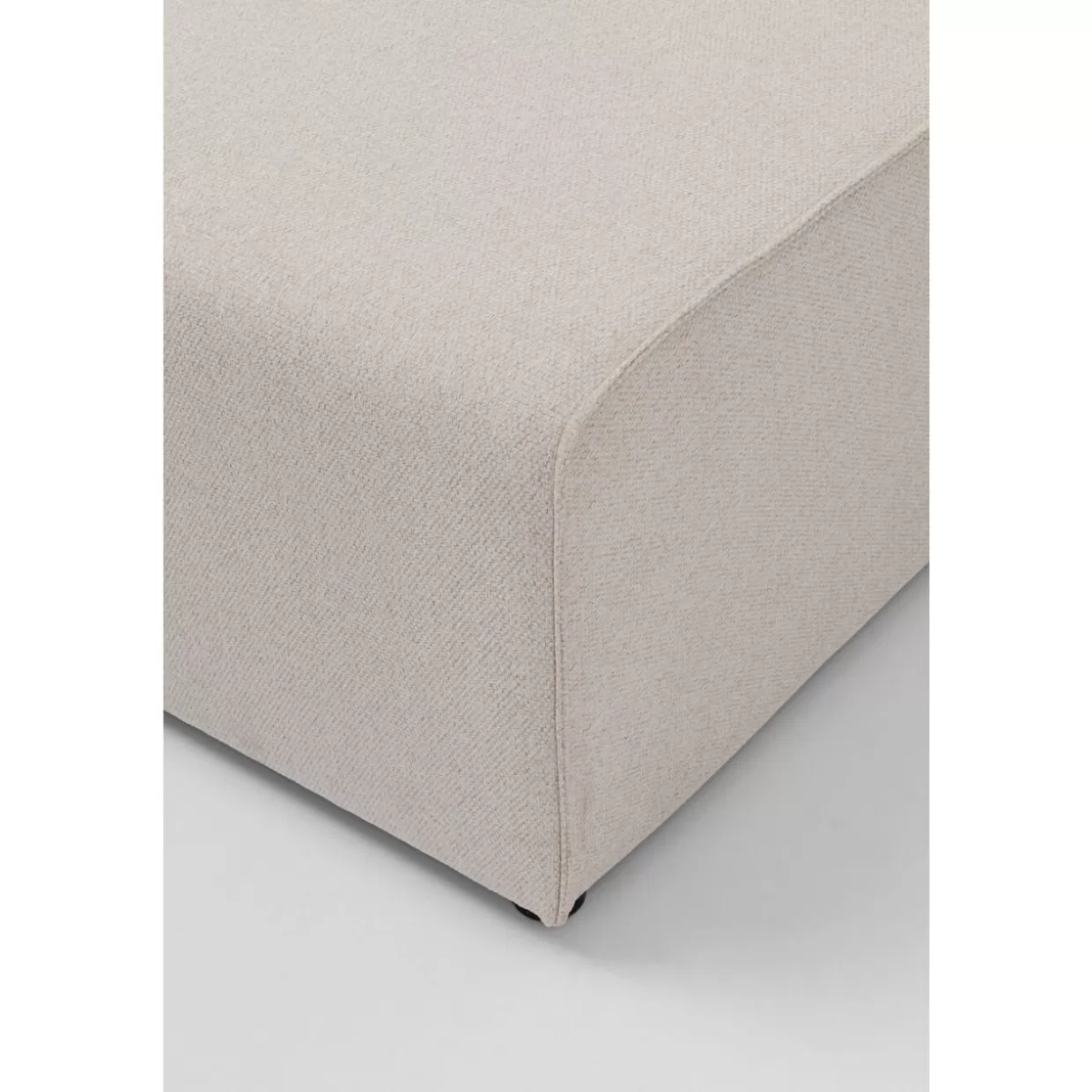 Sgabello design moderno Infinity Elements - Rivestimento crema, dimensioni 80x100 cm | KARE Collection