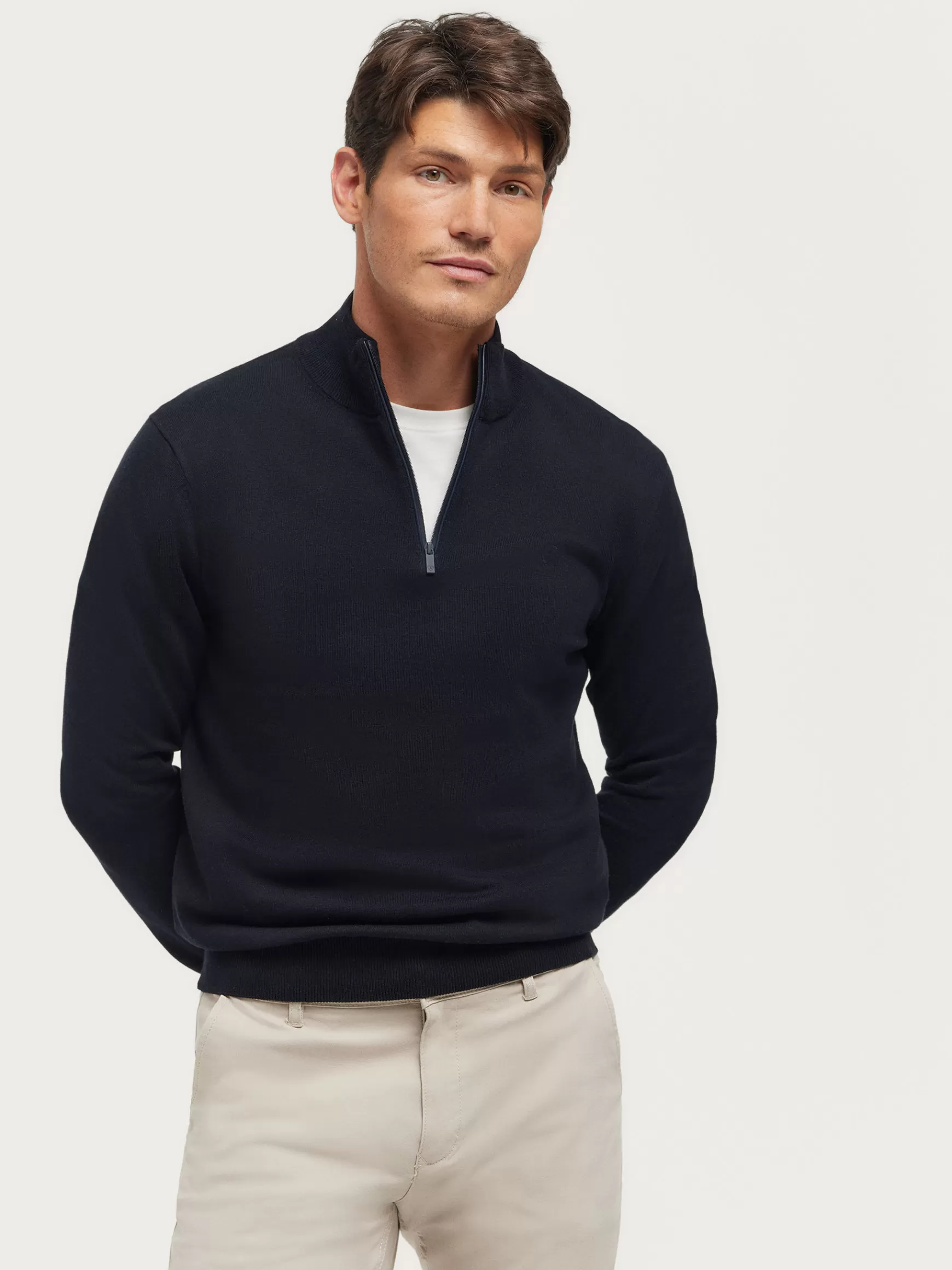 Maglione Uomo Designer Alvaro Moreno - Linea Lorenzo, Lana Merino, Design Esclusivo per Autunno/Inverno 2023
