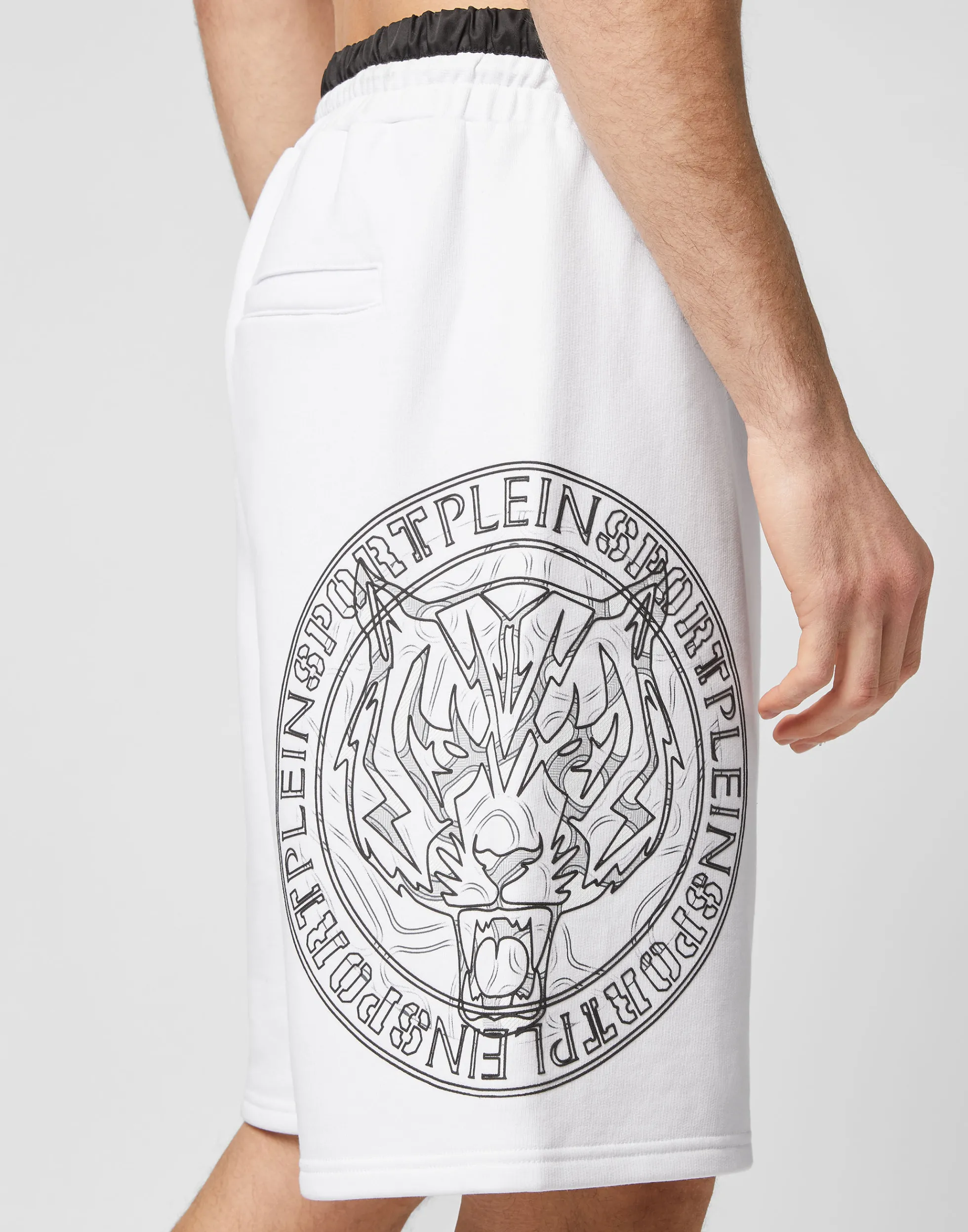 Plein Sport Uomo - Pantoncini da Running con Stampa Tigre Sportiva, Tessuto Traspirante e Comfort Evoluto