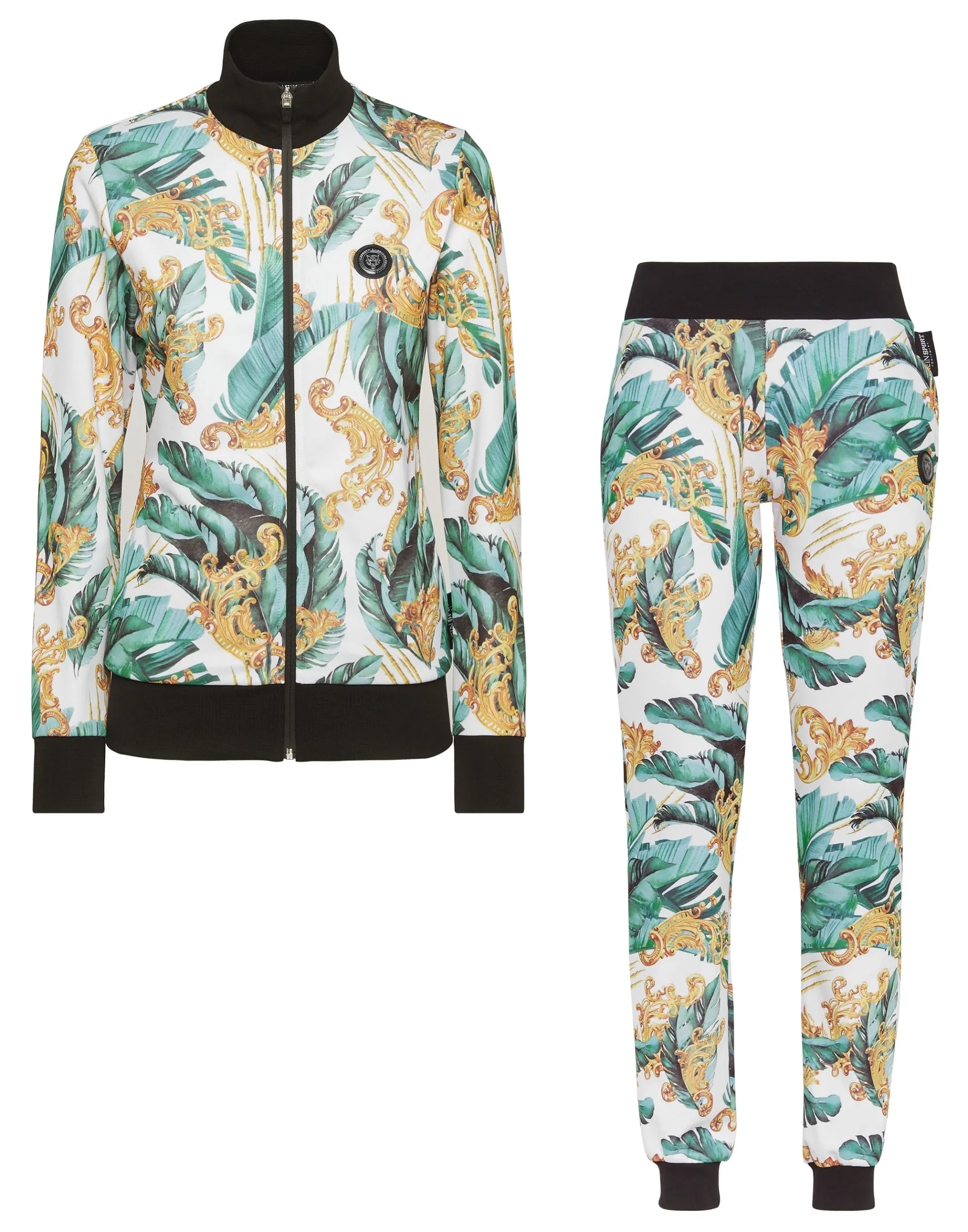 Tuta Sportiva Donna Plein Sport - Felpa con Cappuccio e Pantaloni per Jogging Confortevole