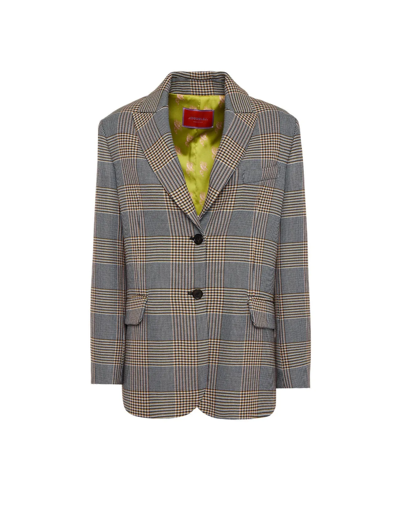Giacca Jones La DoubleJ in Viscosa - Stampa Moors Multicolore con Taglio Sartoriale | Edizione Limitata