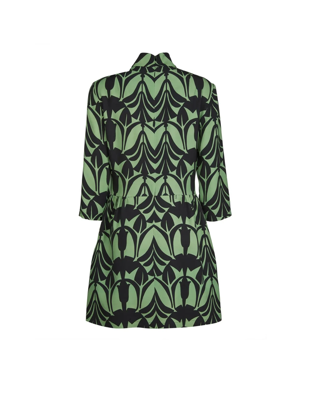 Abito Juliet La DoubleJ in Raso Sabbia - Verde Papiro Edizione Limitata con Sconto Esclusivo