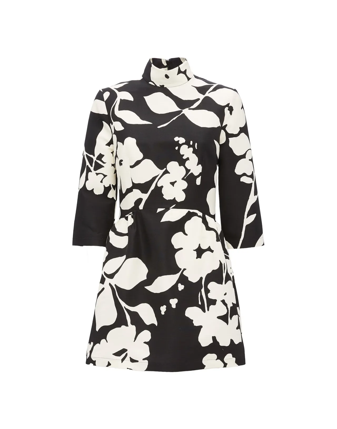 Abito Juliet in Lana Merino con Motivo Gelsomino Invernale - Collezione La DoubleJ