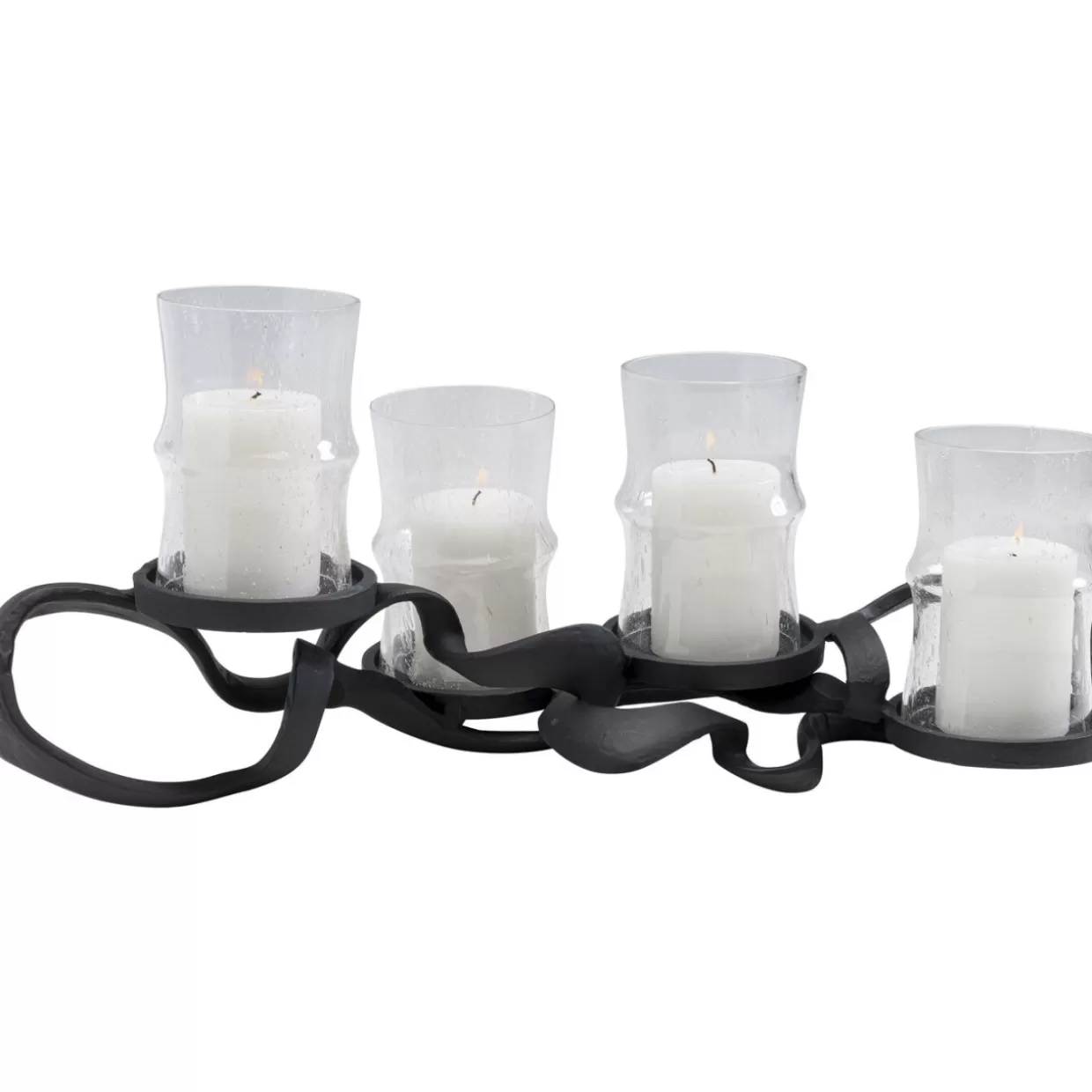 Portacandele Design Shake con Base Moderna - Lanterna Decorativa KARE per Interni ed Esterni, Altezza 62 cm