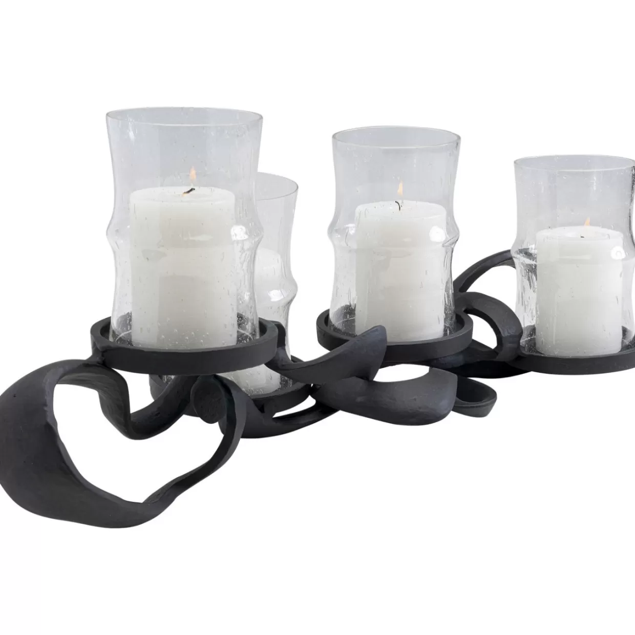 Portacandele Design Shake con Base Moderna - Lanterna Decorativa KARE per Interni ed Esterni, Altezza 62 cm