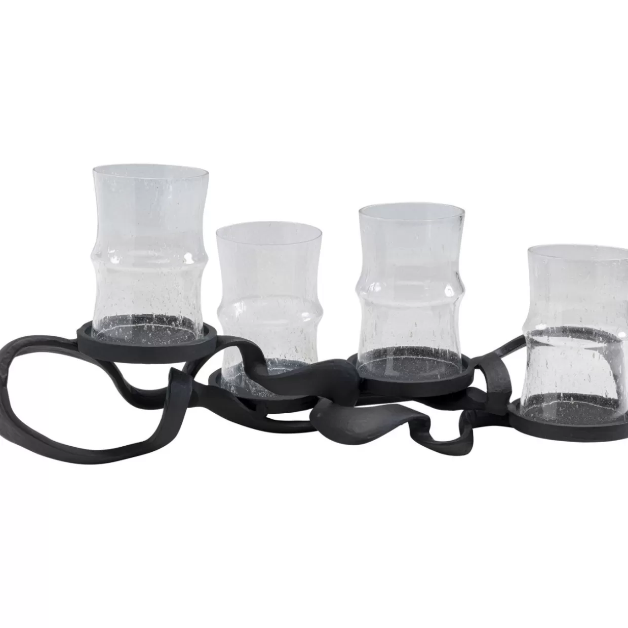 Portacandele Design Shake con Base Moderna - Lanterna Decorativa KARE per Interni ed Esterni, Altezza 62 cm