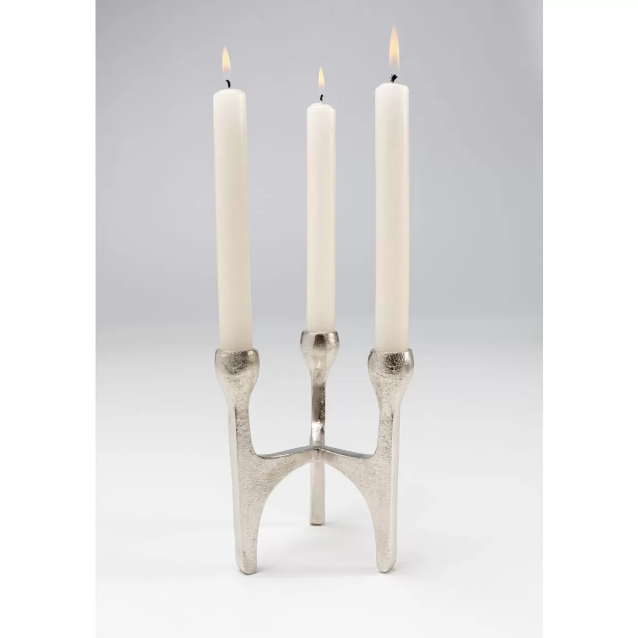 Luminaria Stacky Argento 15cm - Portacandele Moderno con Design KARE per Atmosfere Intime

(：，，，，)